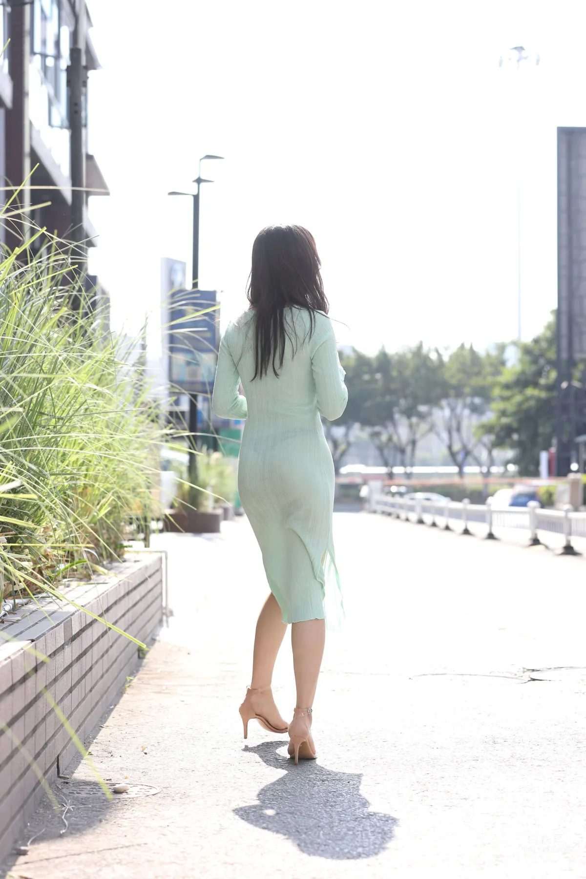Urban Beauty Zhizhi Sexy Light Green Bodycon Dress photo 222