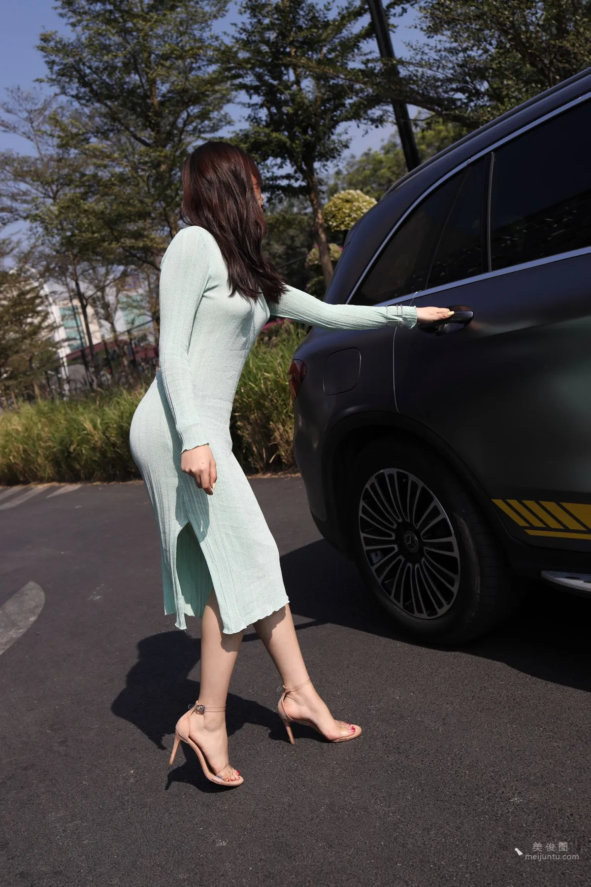 Urban Beauty Zhizhi Sexy Light Green Bodycon Dress photo 236