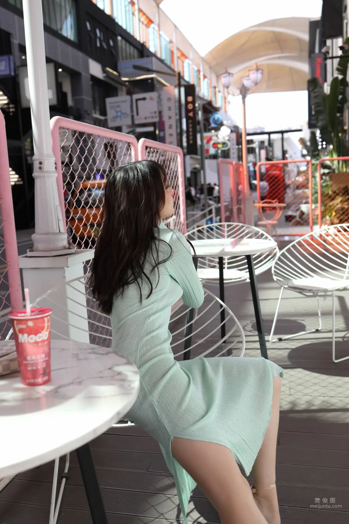 Urban Beauty Zhizhi Sexy Light Green Bodycon Dress photo 125