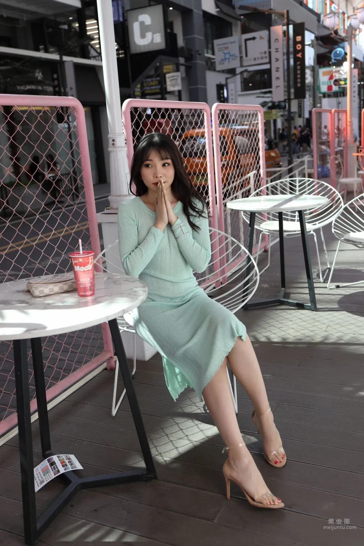 Urban Beauty Zhizhi Sexy Light Green Bodycon Dress photo 121
