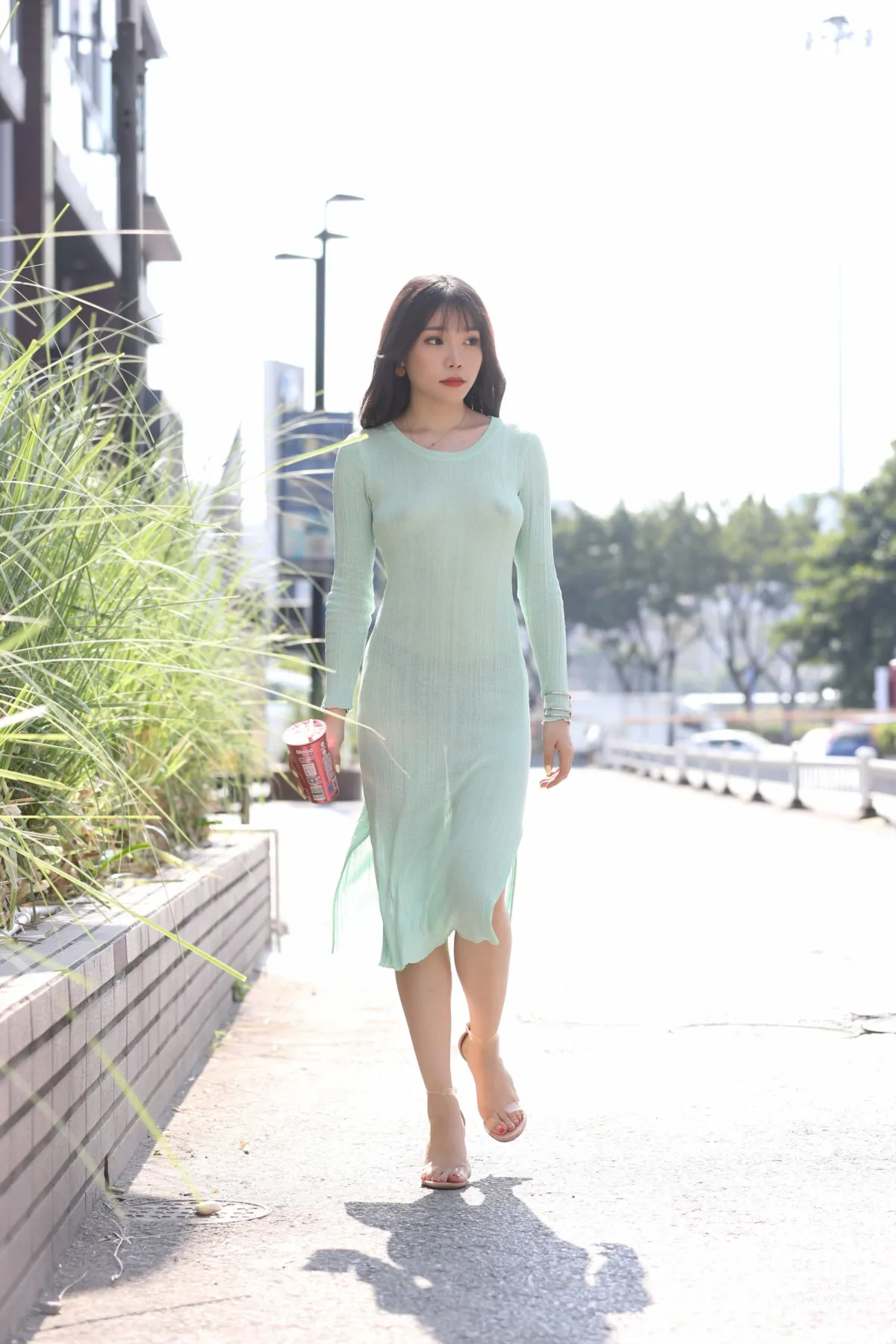 Urban Beauty Zhizhi Sexy Light Green Bodycon Dress photo 224