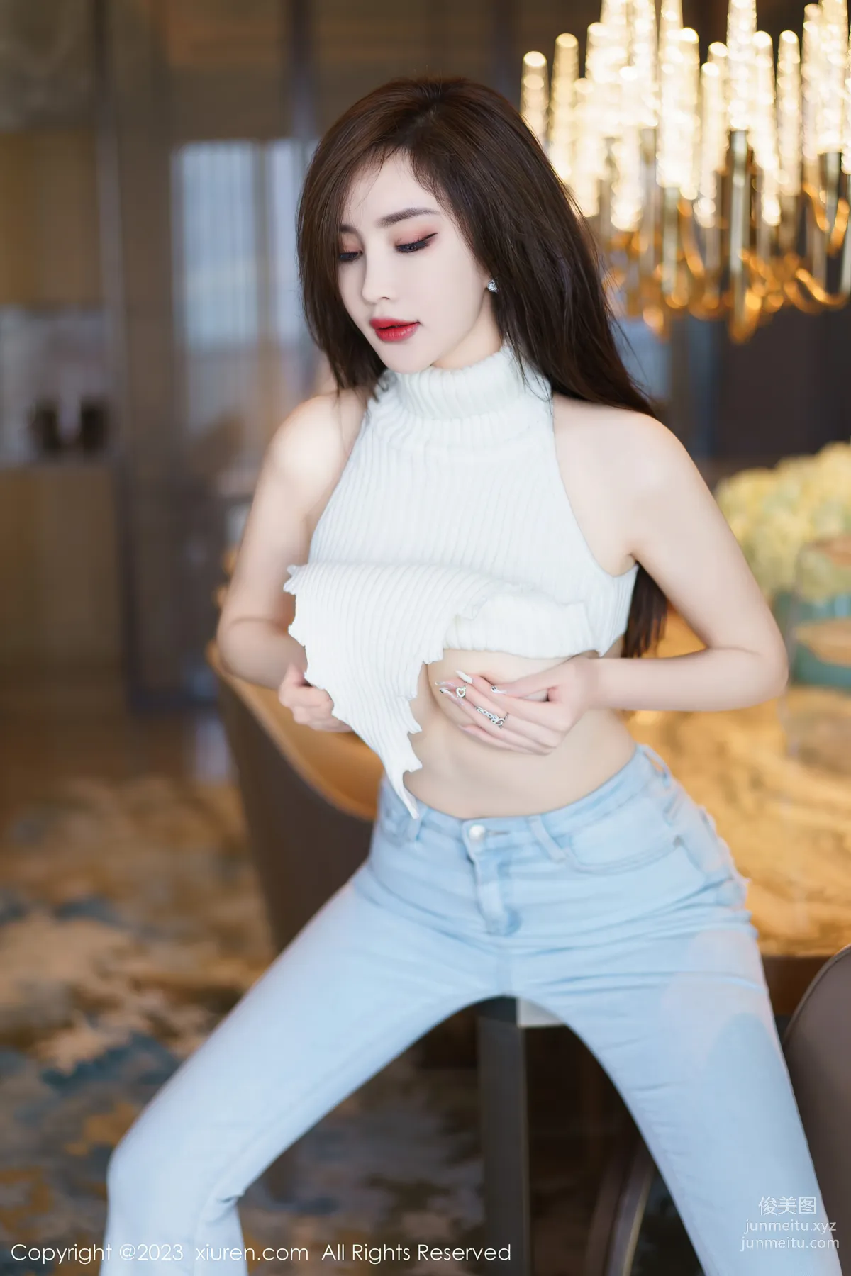 [XiuRen秀人網] 2023.04.07 NO.6534 Carol周妍希 牛仔褲 9