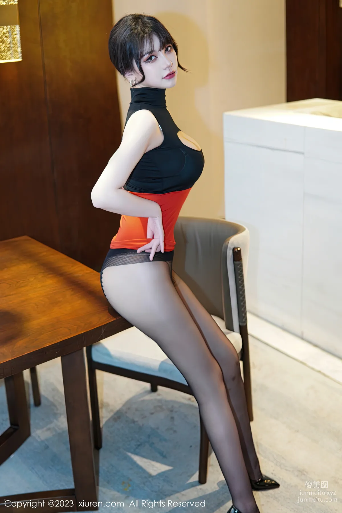[Xiuren秀人網]2023.01.03 NO.6075 桃桃子 27