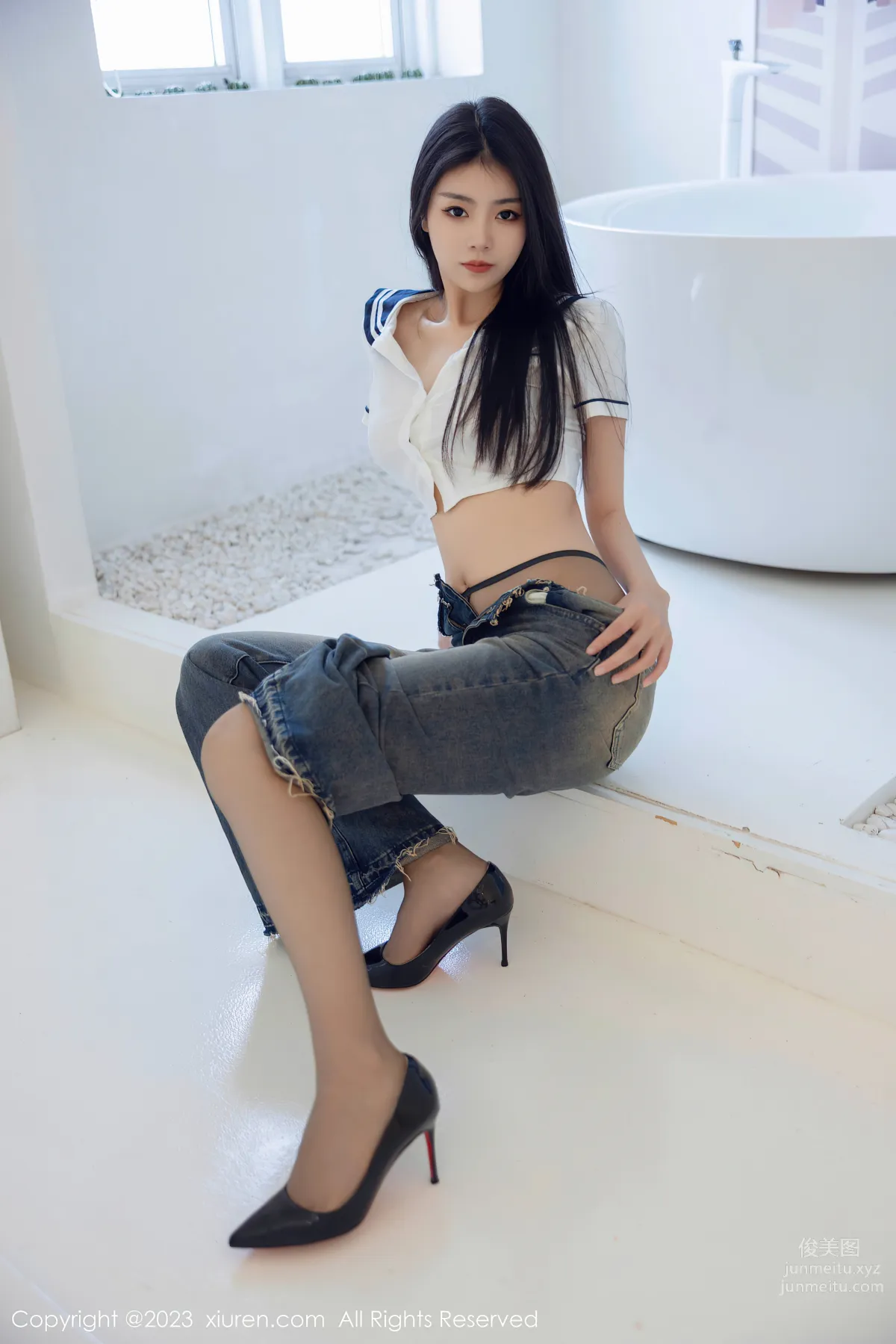 [XiuRen] 2023.07.05 NO.7027 Kele Vicky Jeans photo 9
