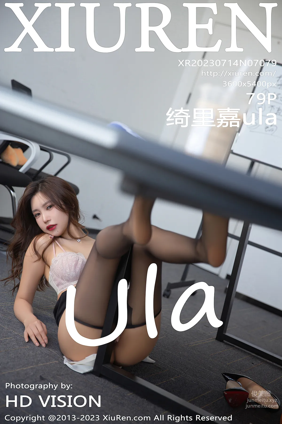 [XiuRen秀人網] 2023.07.14 NO.7079 绮裡嘉ula 黑絲 80