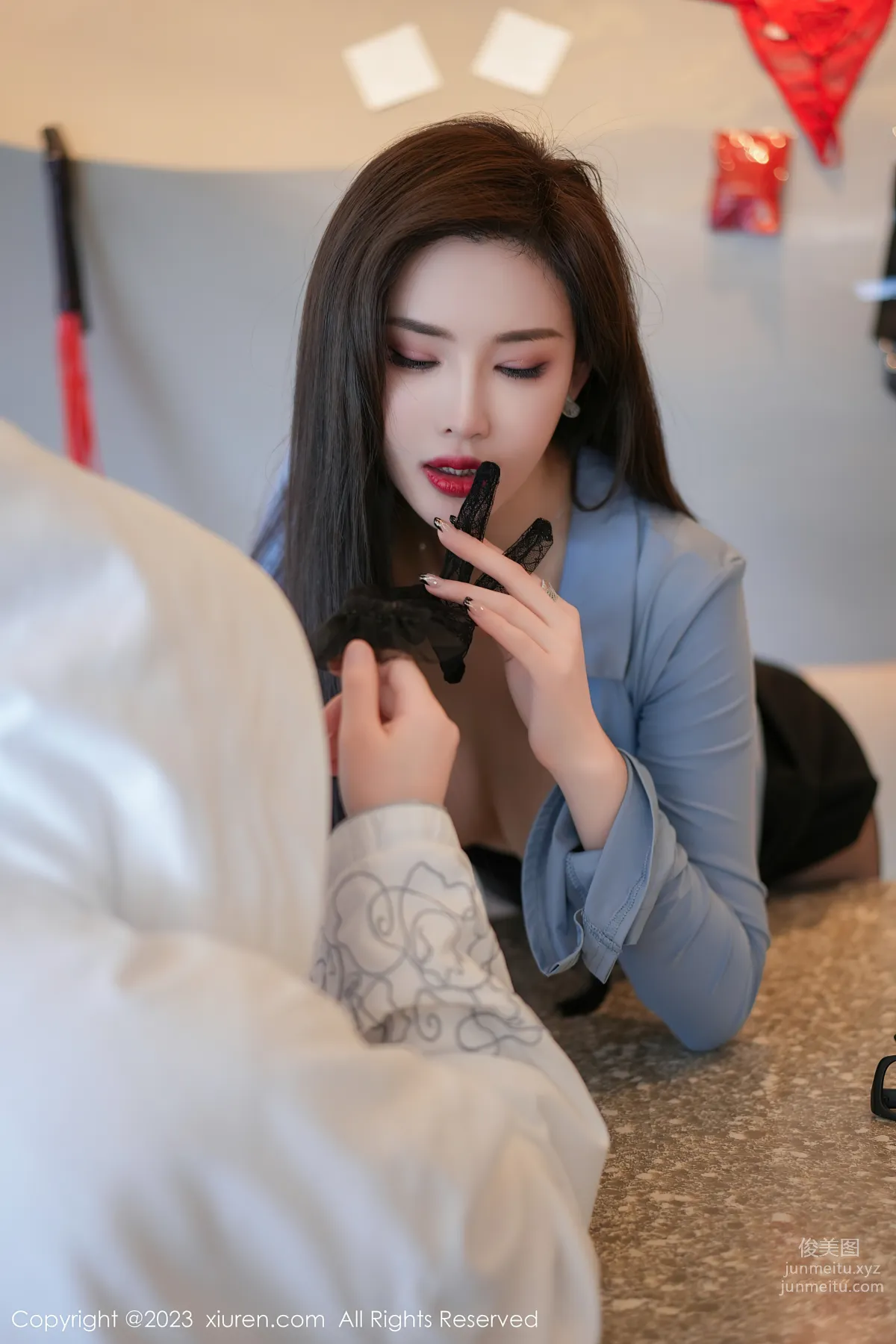 [XiuRen秀人網] 2023.07.18 NO.7095 Carol周妍希 黑絲 29