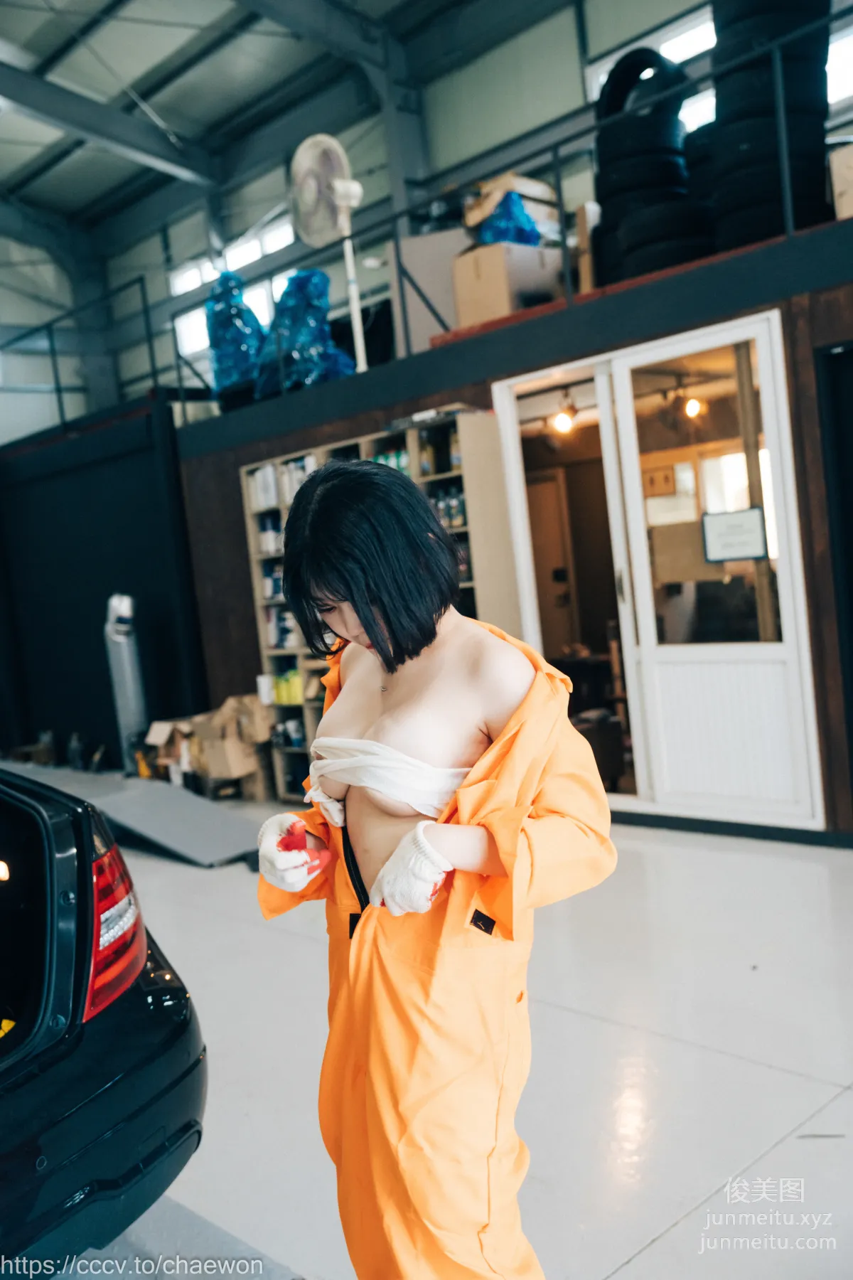 137.[Loozy] Zia - Garage Girl[129P] photo 8