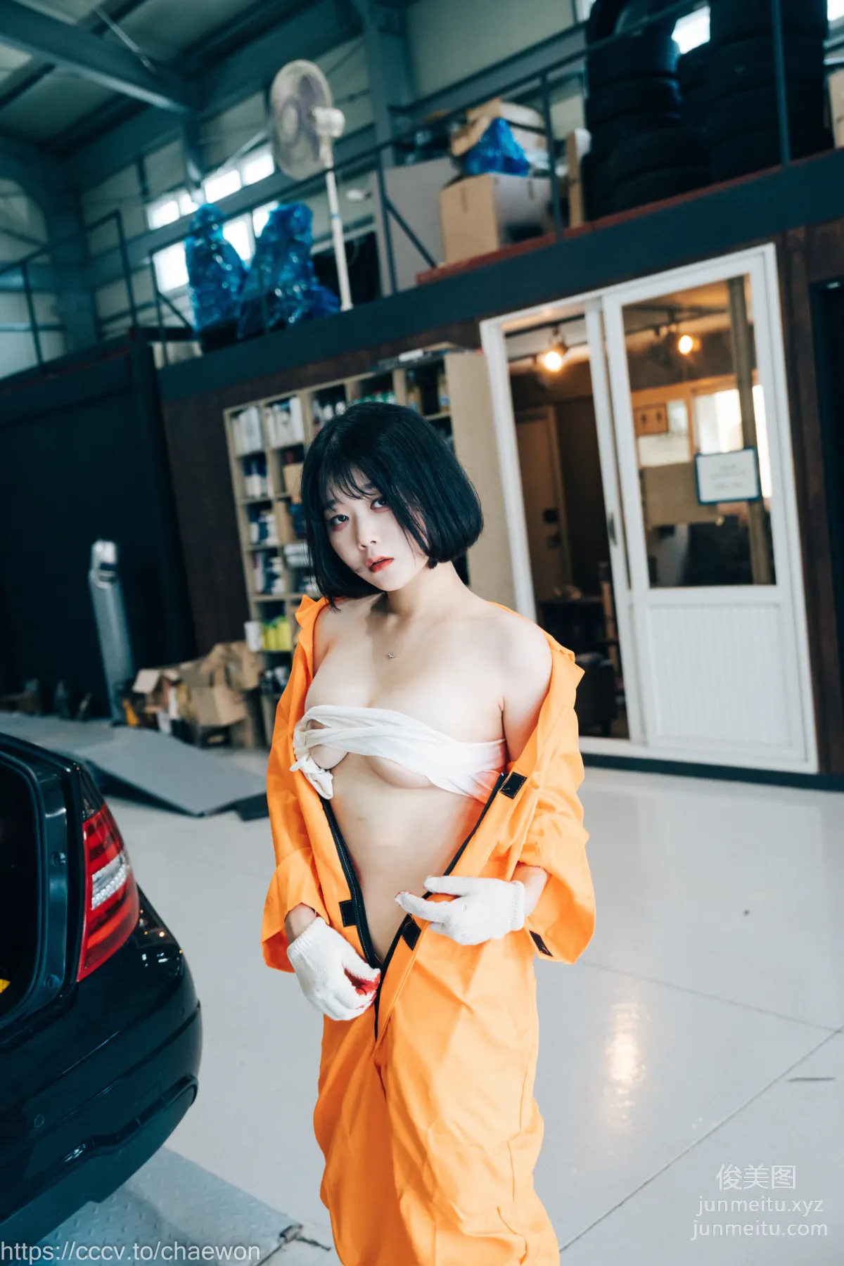 137.[Loozy] Zia - Garage Girl[129P] photo 9