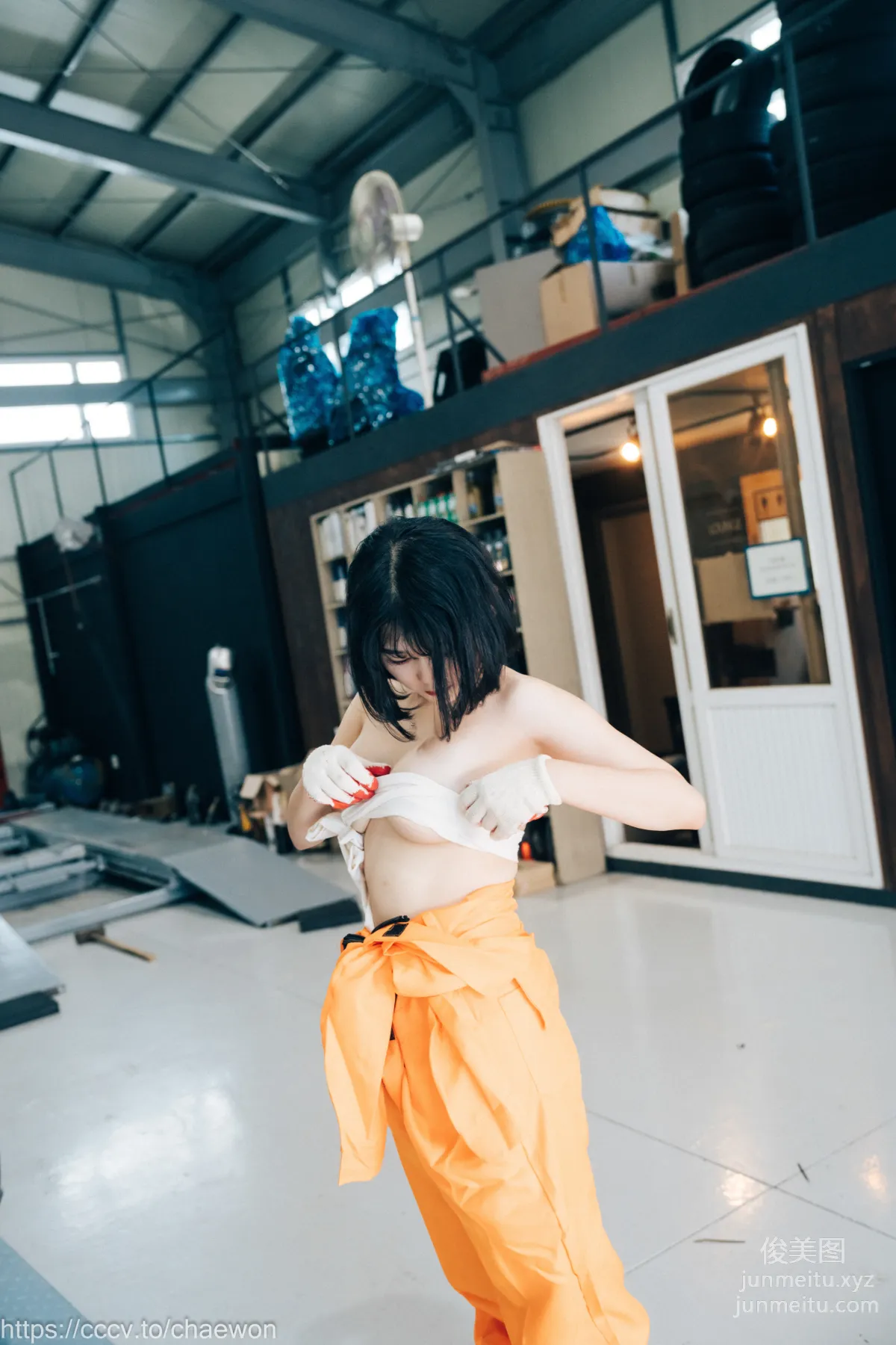 137.[Loozy] Zia - Garage Girl[129P] photo 13