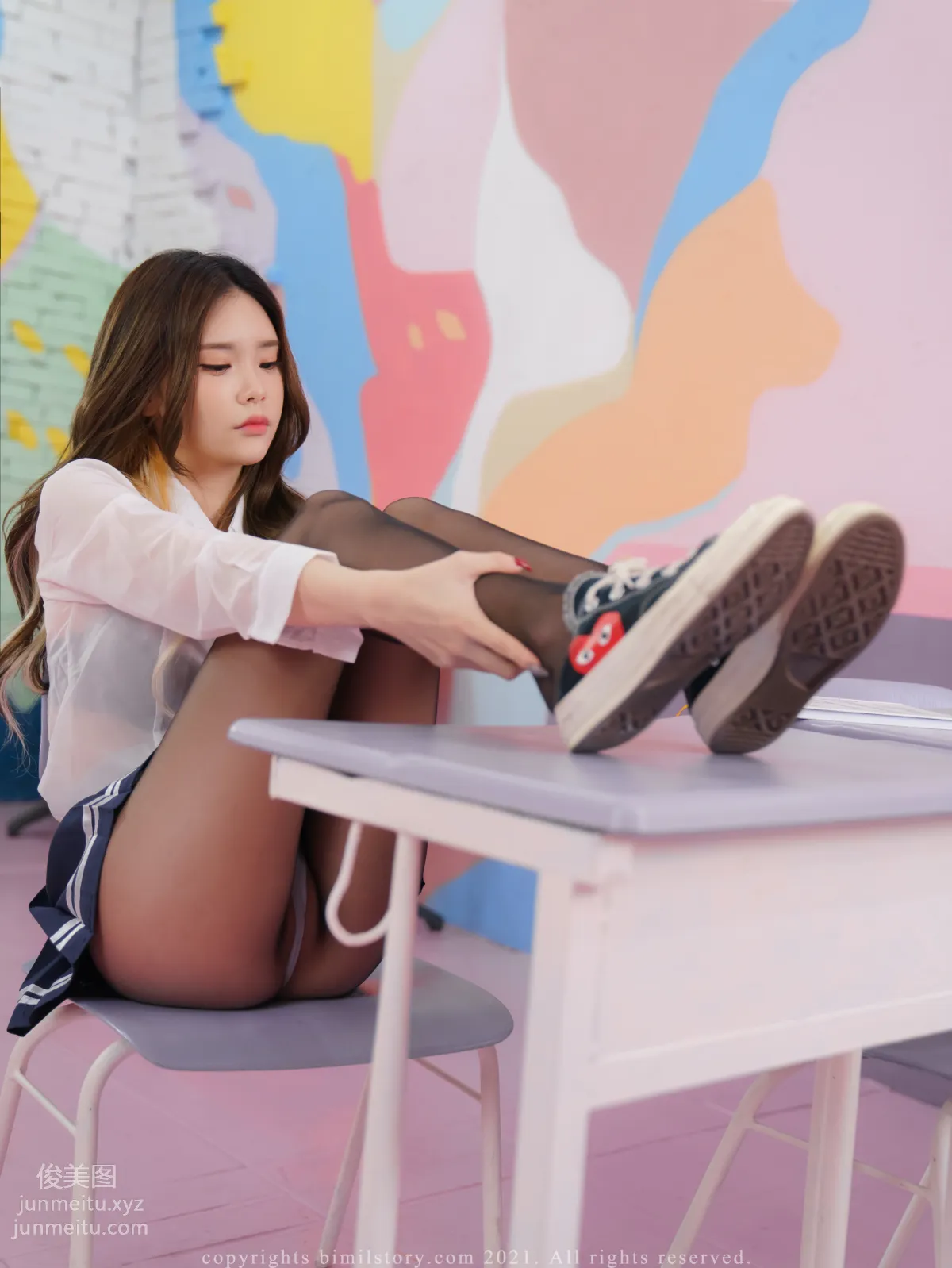 033.[Bimilstory] Yuka is in Secret Class VOL.02 Yuka(유카) [89P] 49