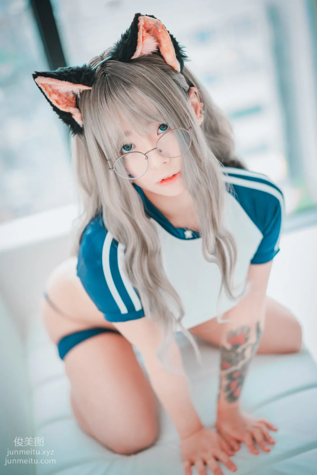 048.[DJAWA] Maruemon - Caution Girl X Athletic Girl[57P] 44