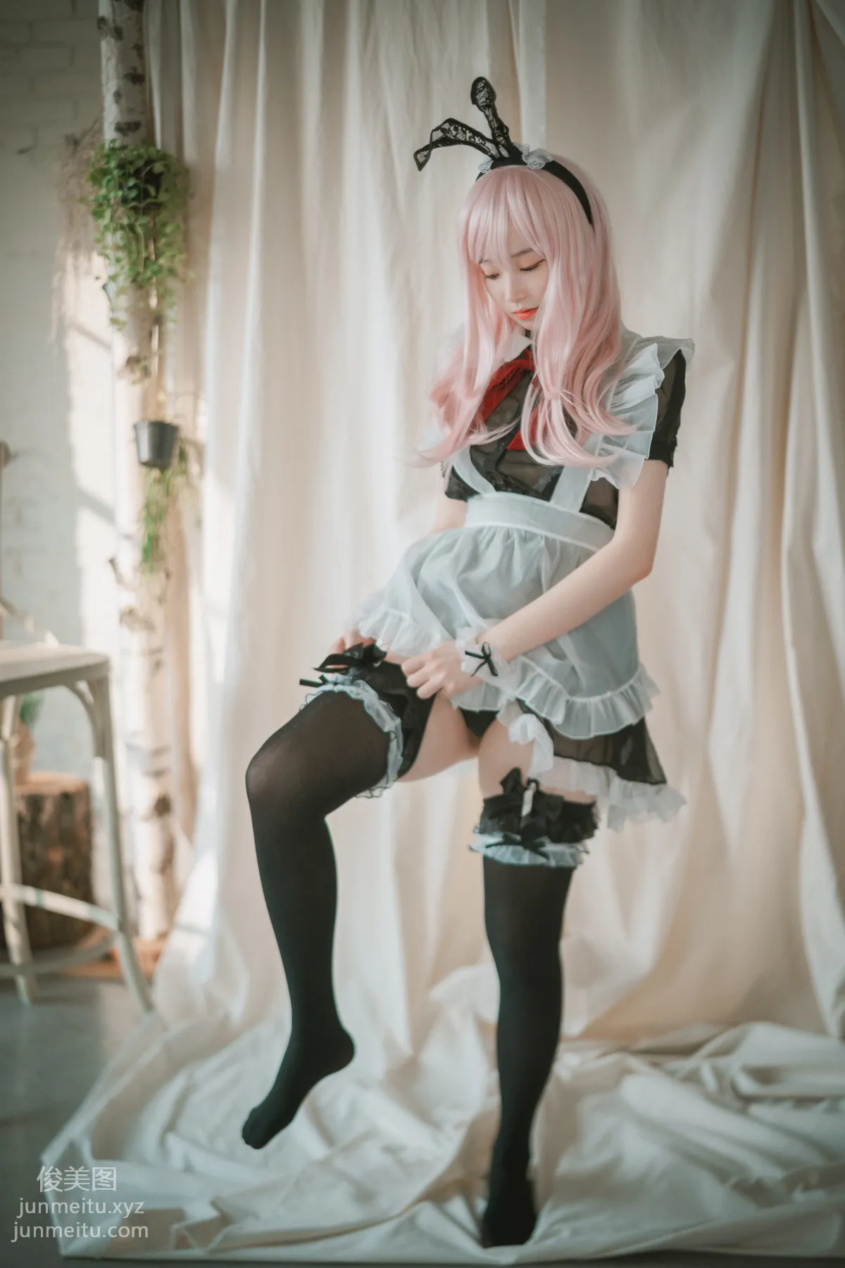 135.[DJAWA] BamBi - Sheer Bunny Maid[51P] 11