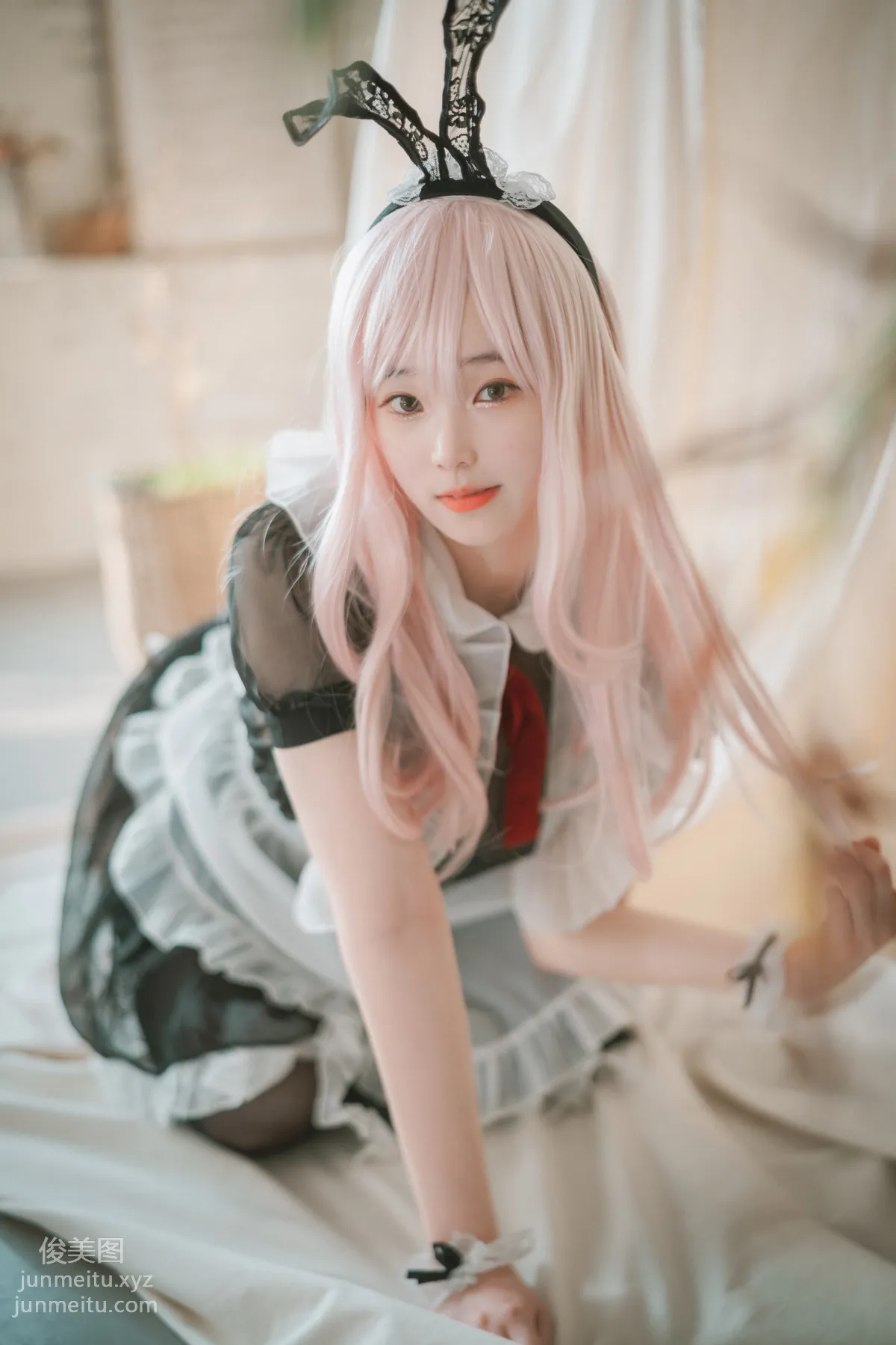 135.[DJAWA] BamBi - Sheer Bunny Maid[51P] 14