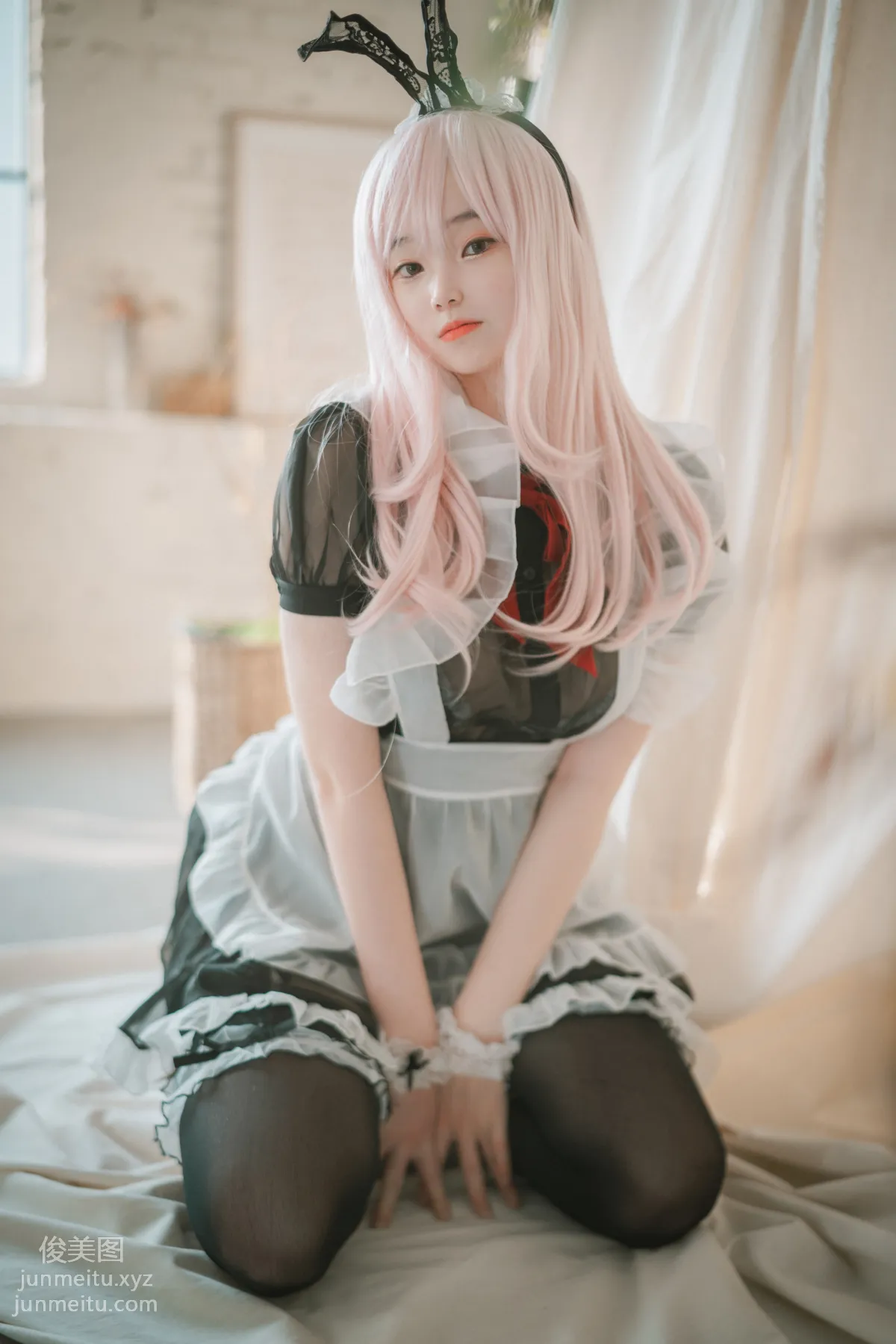 135.[DJAWA] BamBi - Sheer Bunny Maid[51P] 15