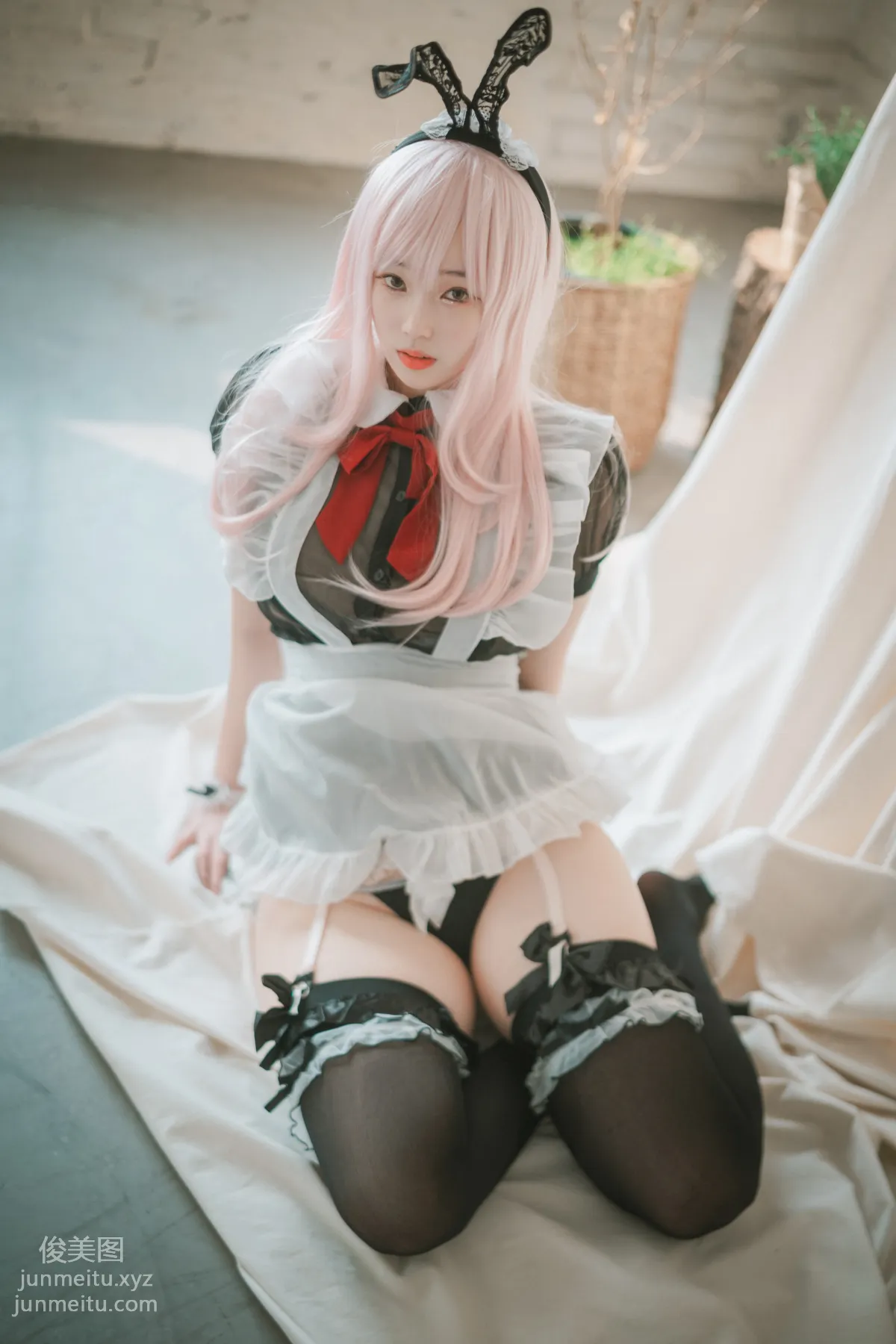135.[DJAWA] BamBi - Sheer Bunny Maid[51P] 16