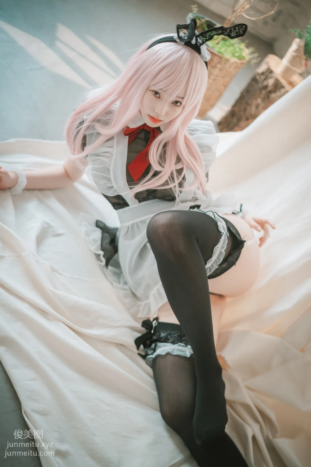 135.[DJAWA] BamBi - Sheer Bunny Maid[51P] 17