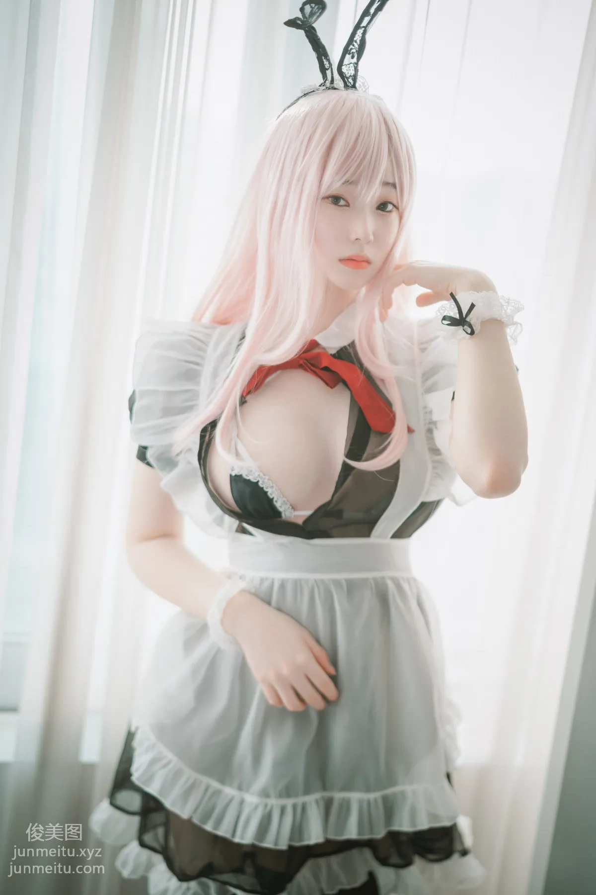 135.[DJAWA] BamBi - Sheer Bunny Maid[51P] 25