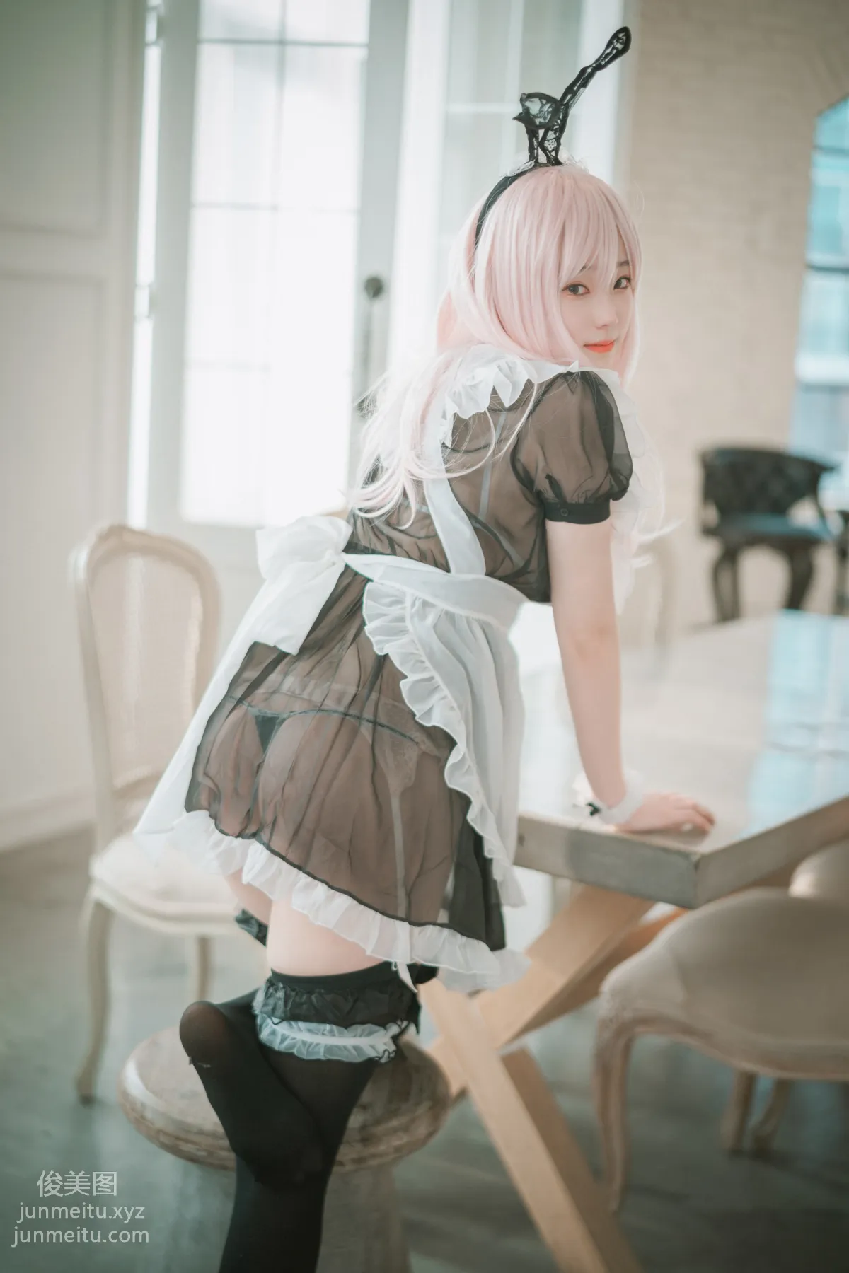 135.[DJAWA] BamBi - Sheer Bunny Maid[51P] 40