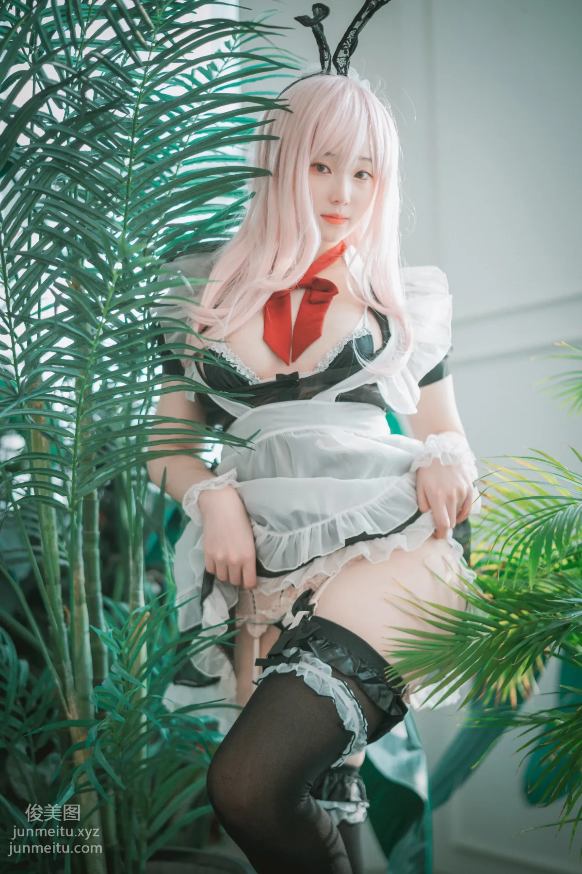 135.[DJAWA] BamBi - Sheer Bunny Maid[51P] 49