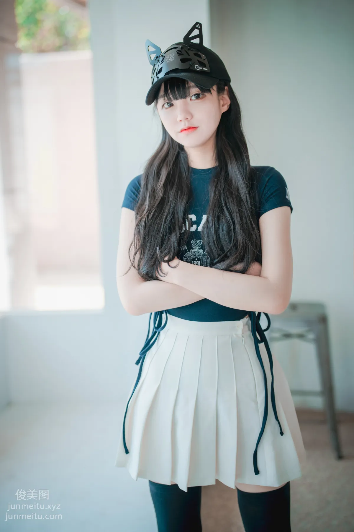 180.[DJAWA] Jenny – Classic Athletic Girl in Navy Blue[71P] 2