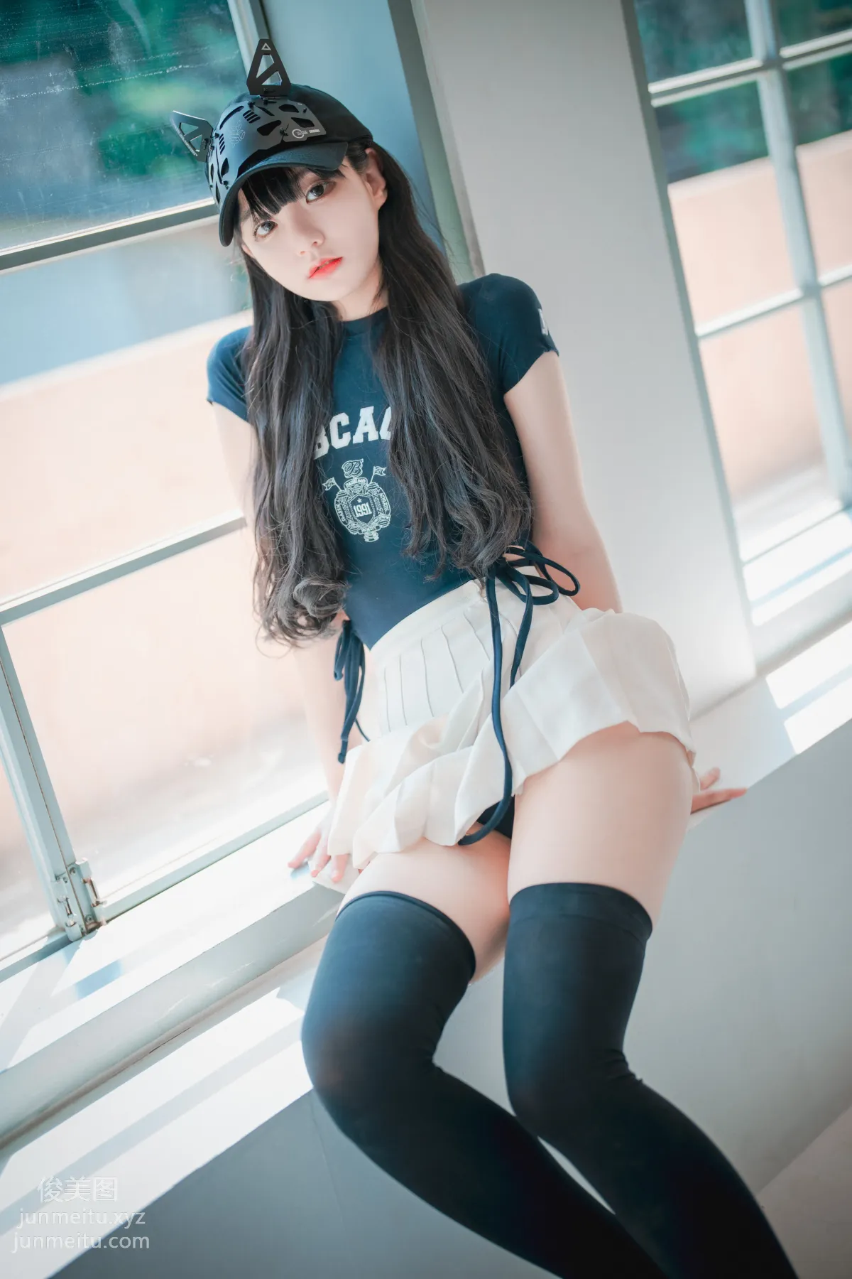 180.[DJAWA] Jenny – Classic Athletic Girl in Navy Blue[71P] 7