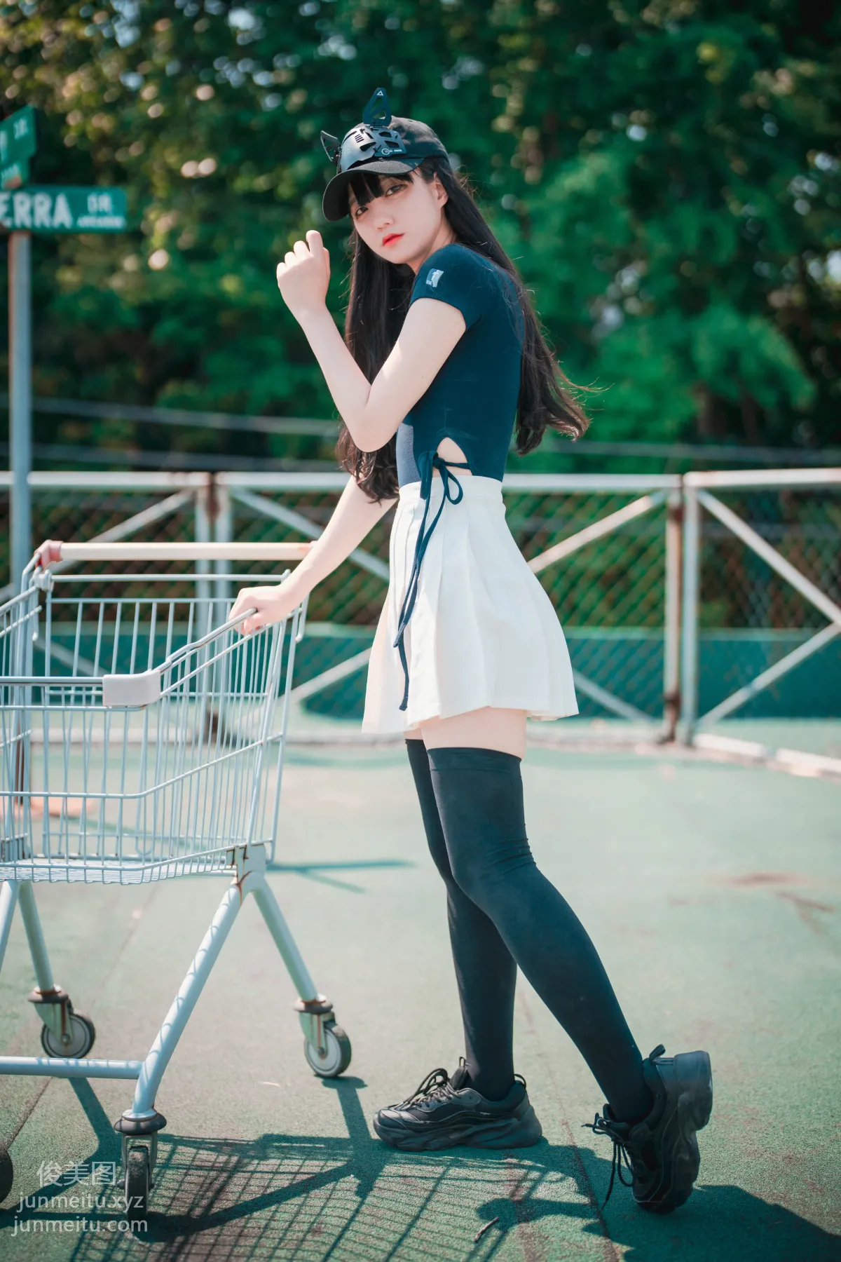 180.[DJAWA] Jenny – Classic Athletic Girl in Navy Blue[71P] 12
