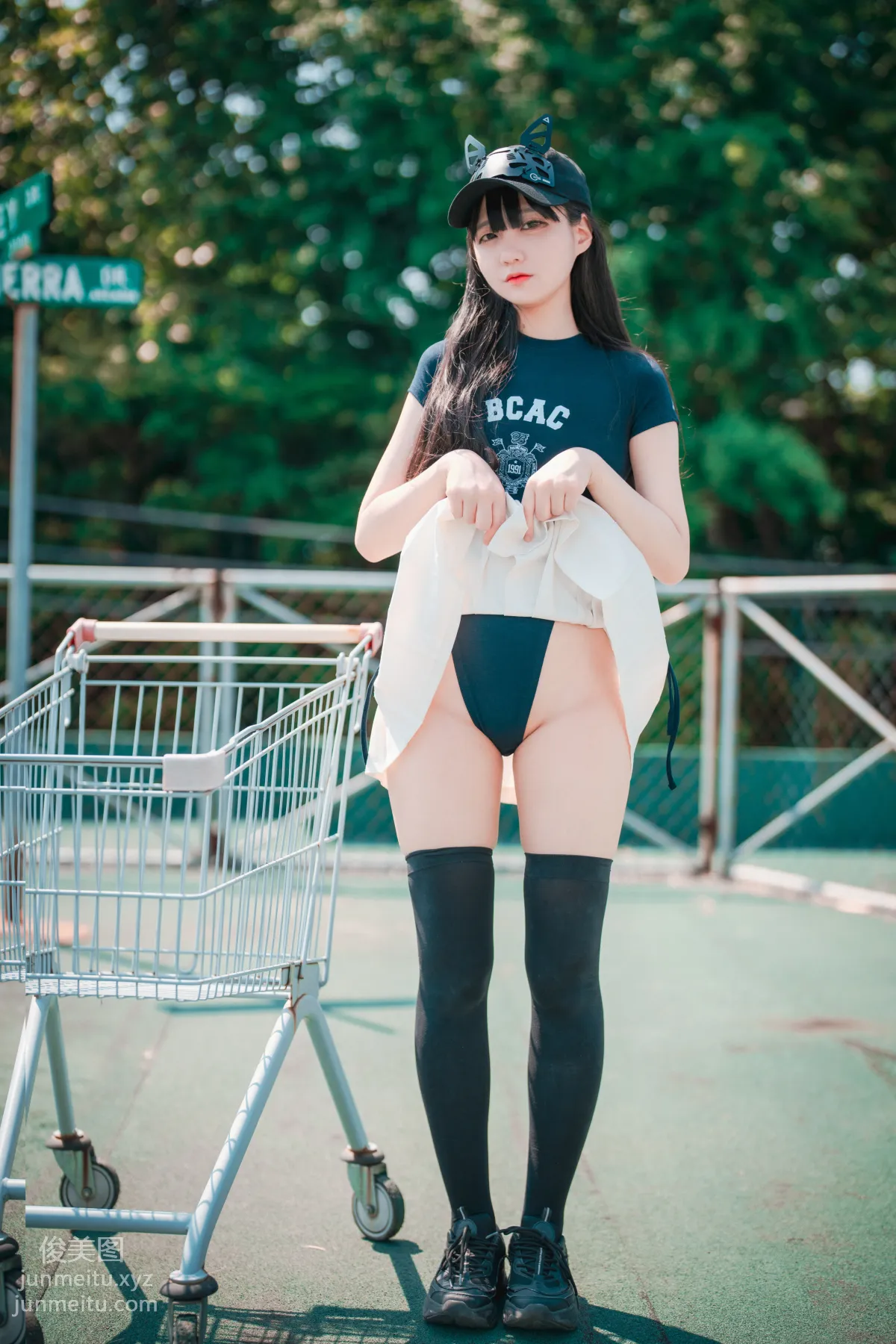 180.[DJAWA] Jenny – Classic Athletic Girl in Navy Blue[71P] 15