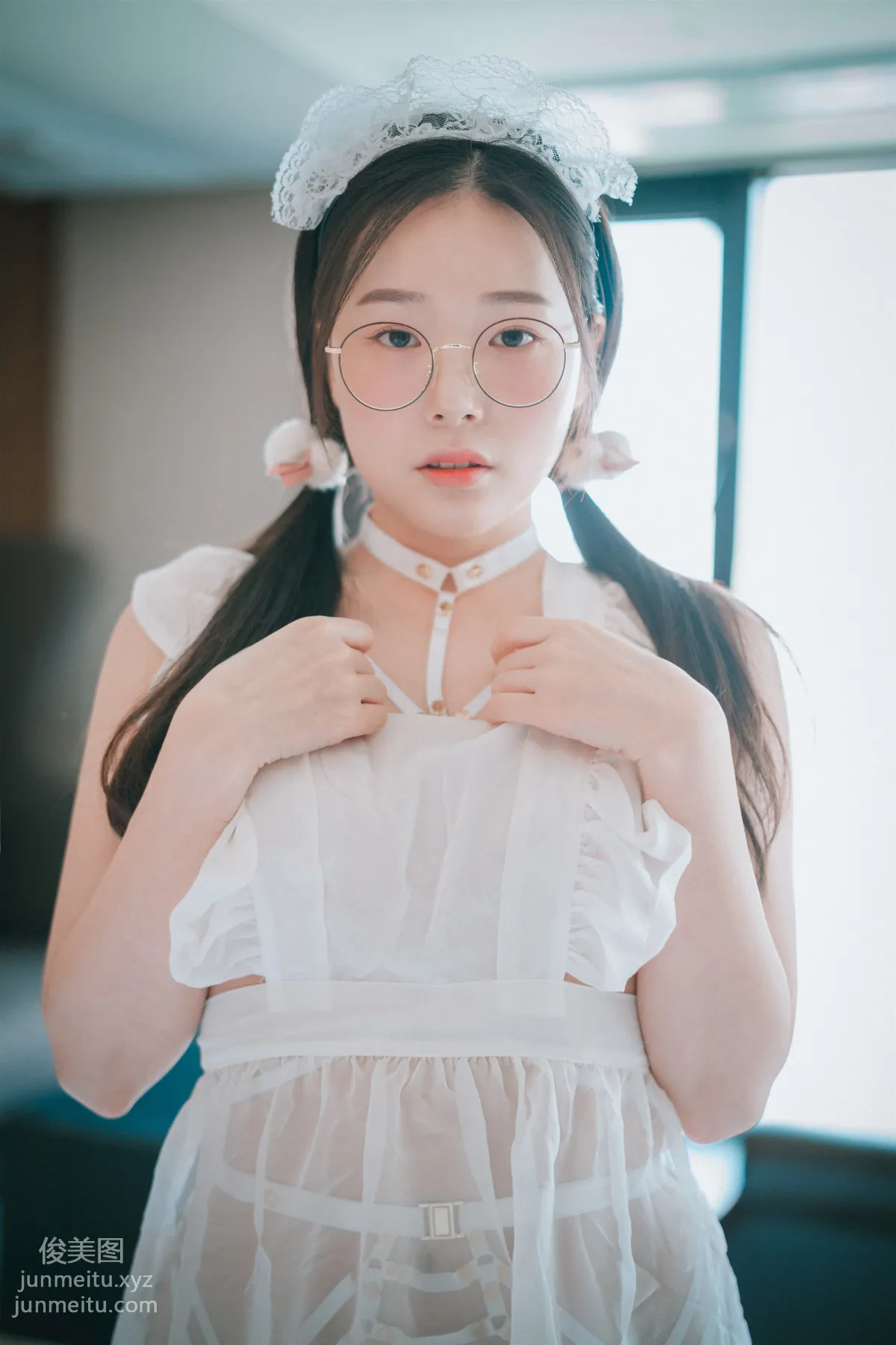 221.[DJAWA] Pia - Sheer Chiffon Apron[66P] photo 6