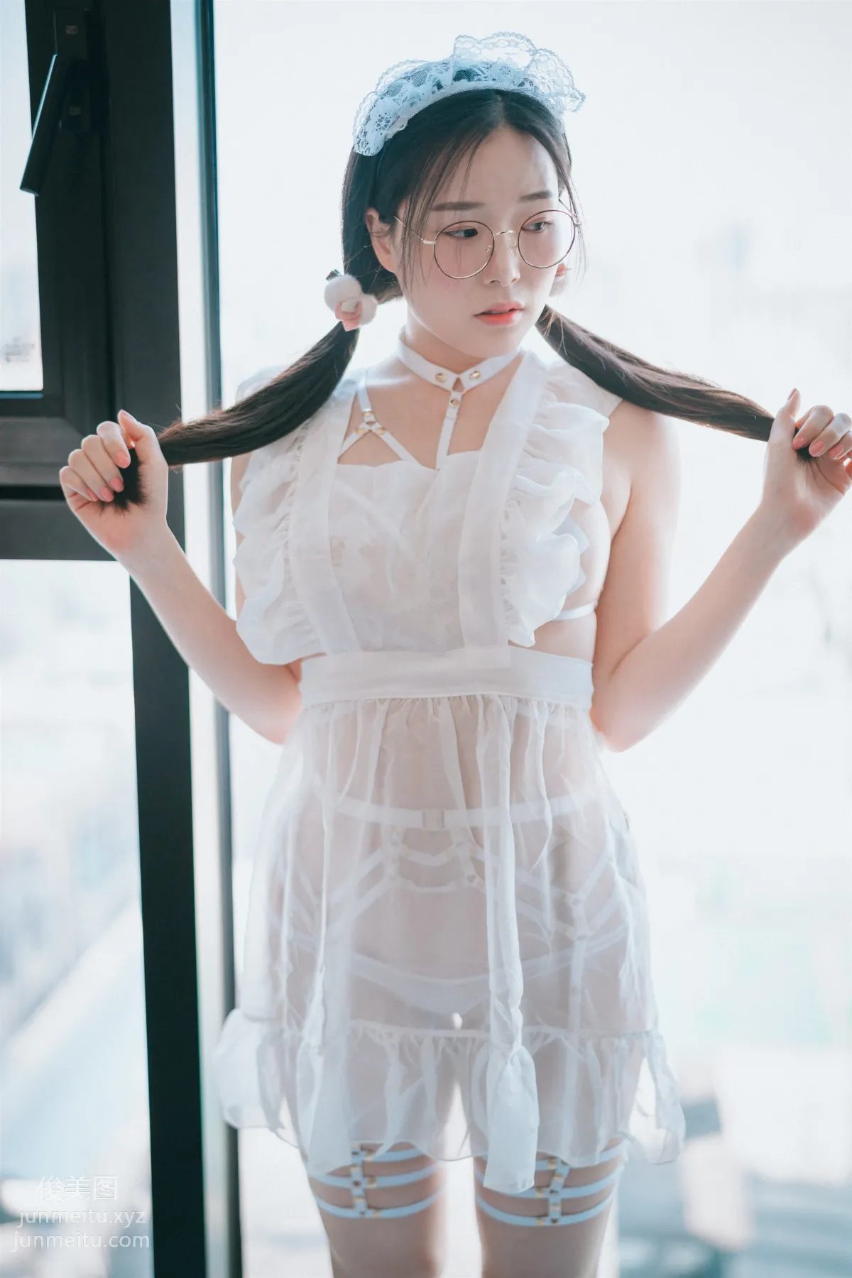 221.[DJAWA] Pia - Sheer Chiffon Apron[66P] photo 19