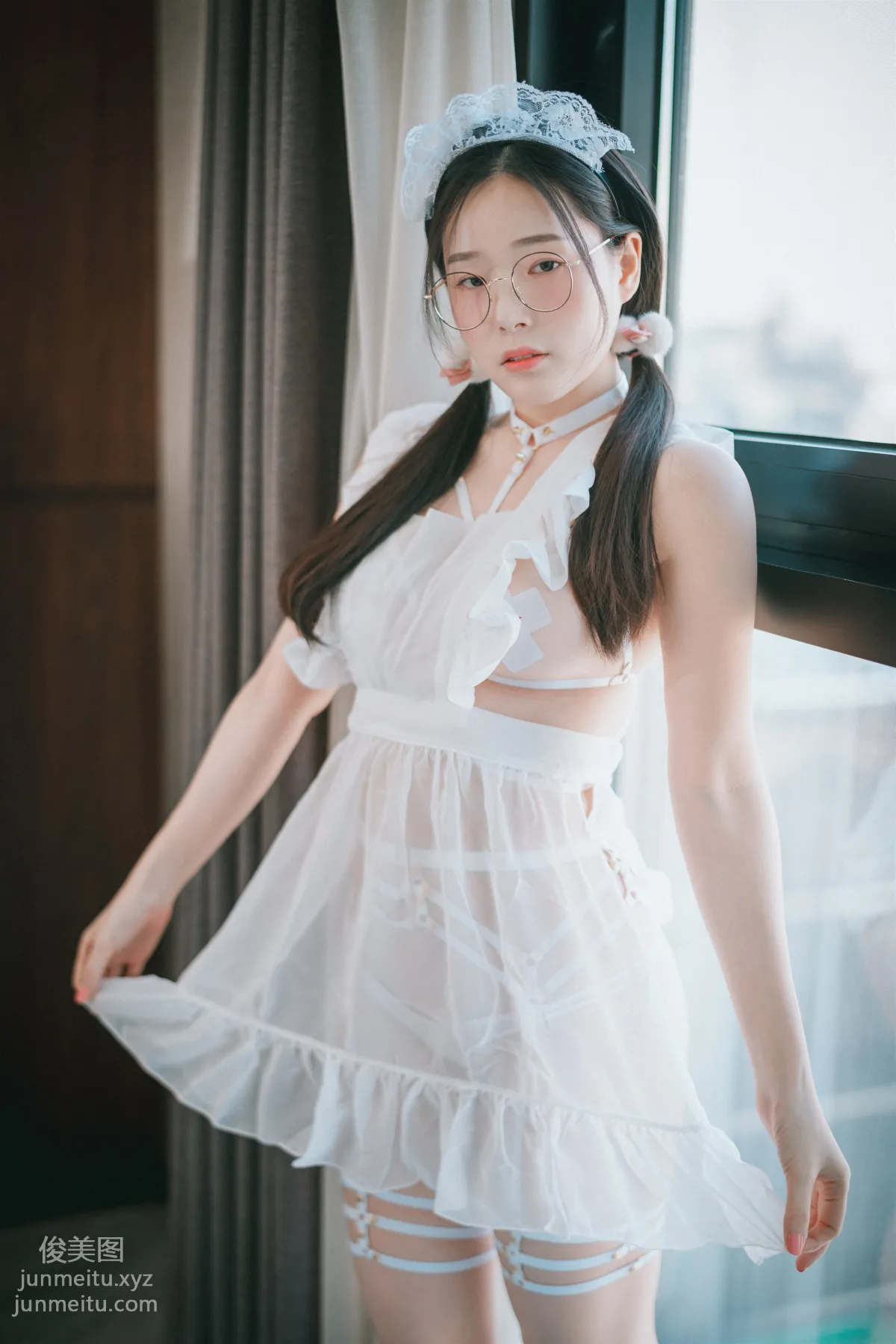 221.[DJAWA] Pia - Sheer Chiffon Apron[66P] photo 20