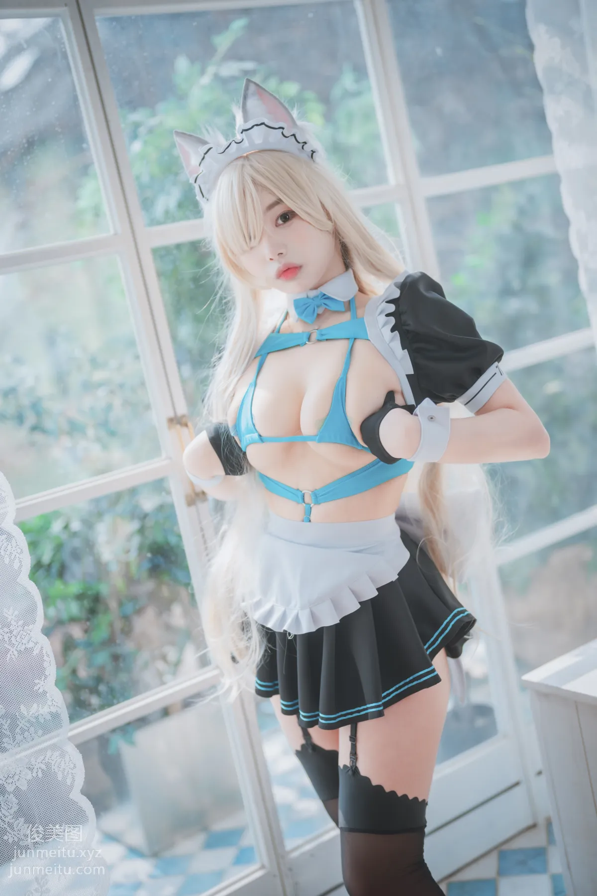 304.DJAWA Photo - Zzyuri (쮸리) - Asuna’s Maid Mansion [143P] 5