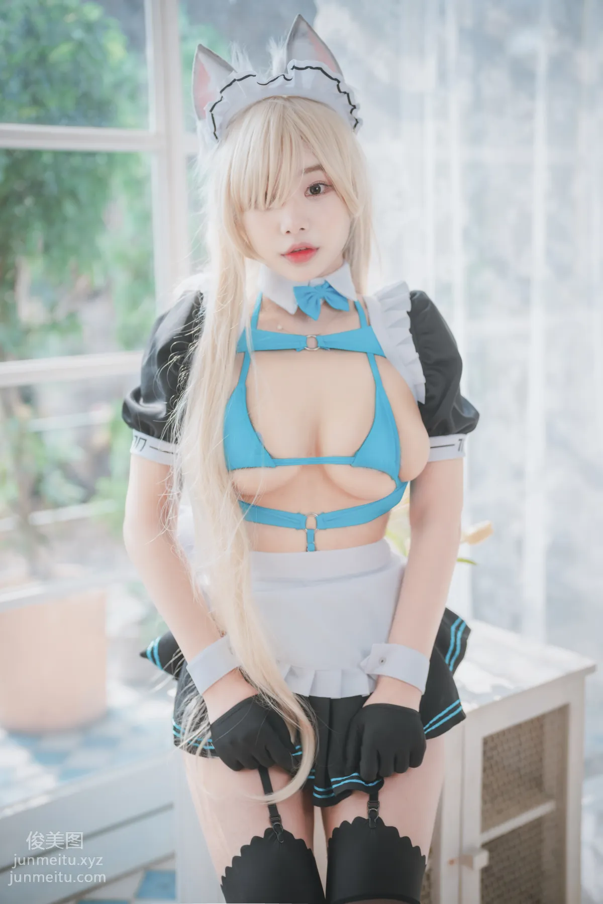 304.DJAWA Photo - Zzyuri (쮸리) - Asuna’s Maid Mansion [143P] 23
