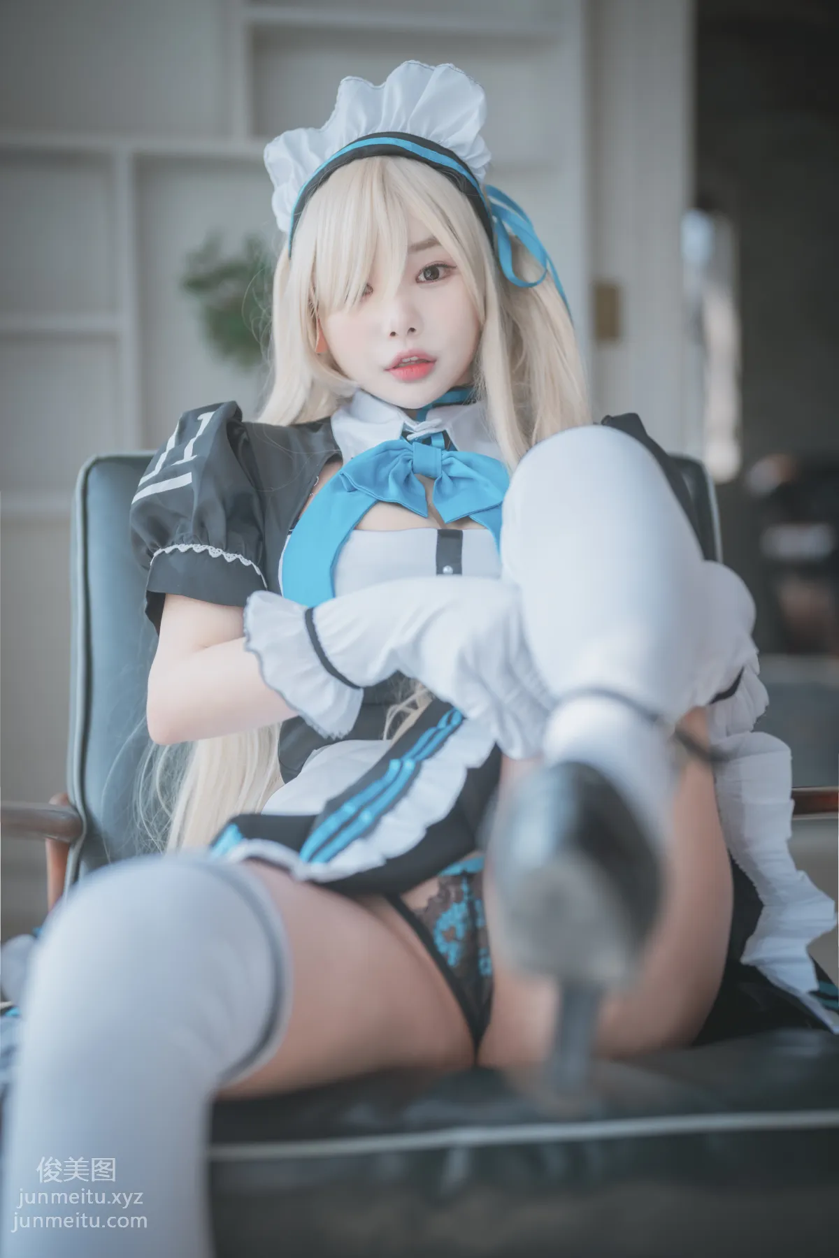 304.DJAWA Photo - Zzyuri (쮸리) - Asuna’s Maid Mansion [143P] 96