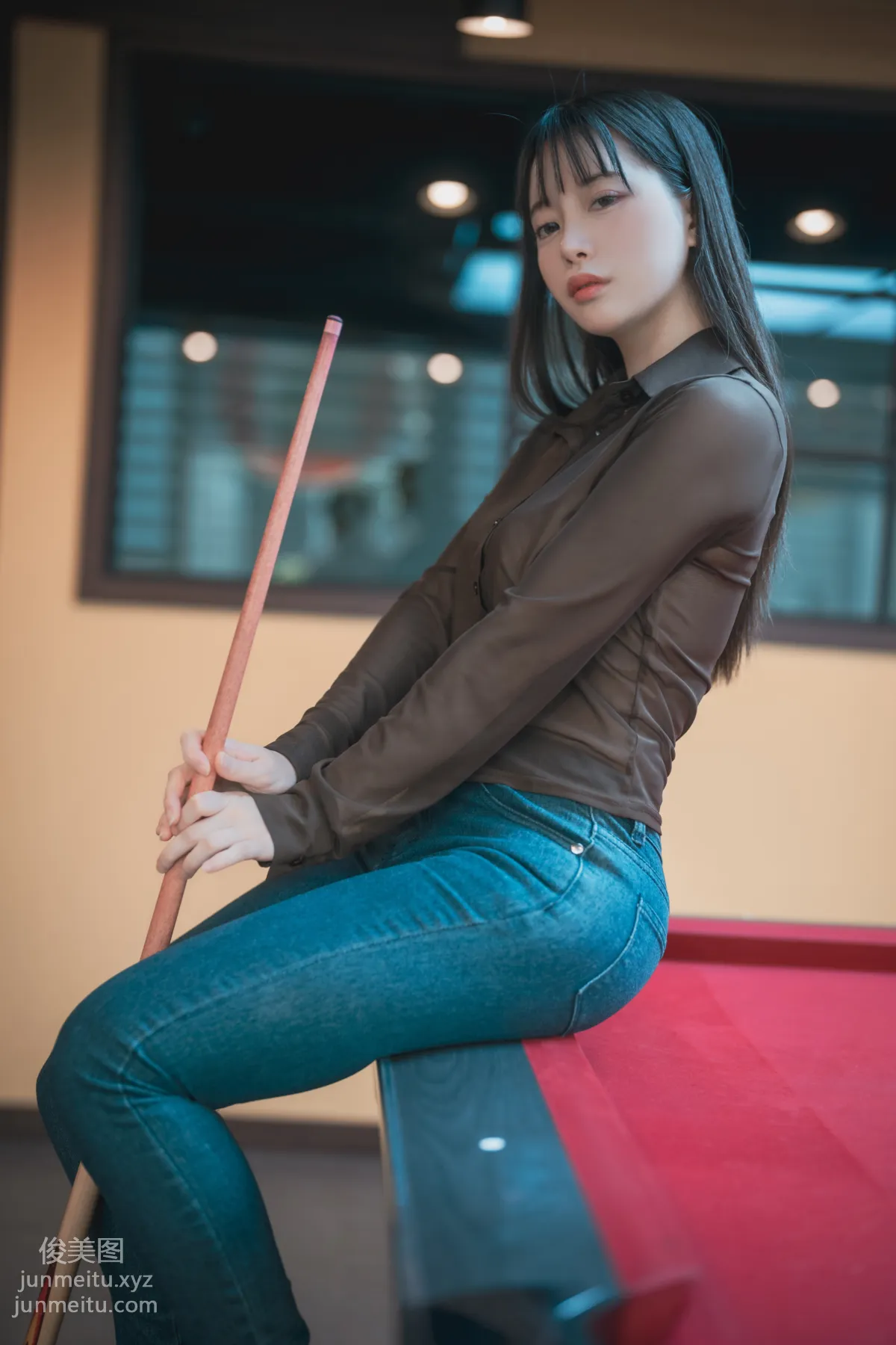 306.[DJAWA] ZziZzi - Billiards Girl[192P] 11