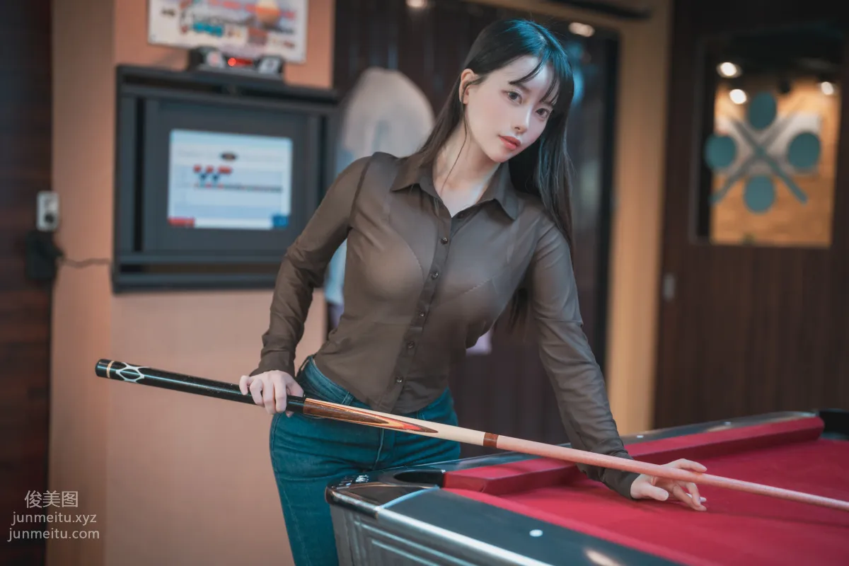 306.[DJAWA] ZziZzi - Billiards Girl[192P] 15