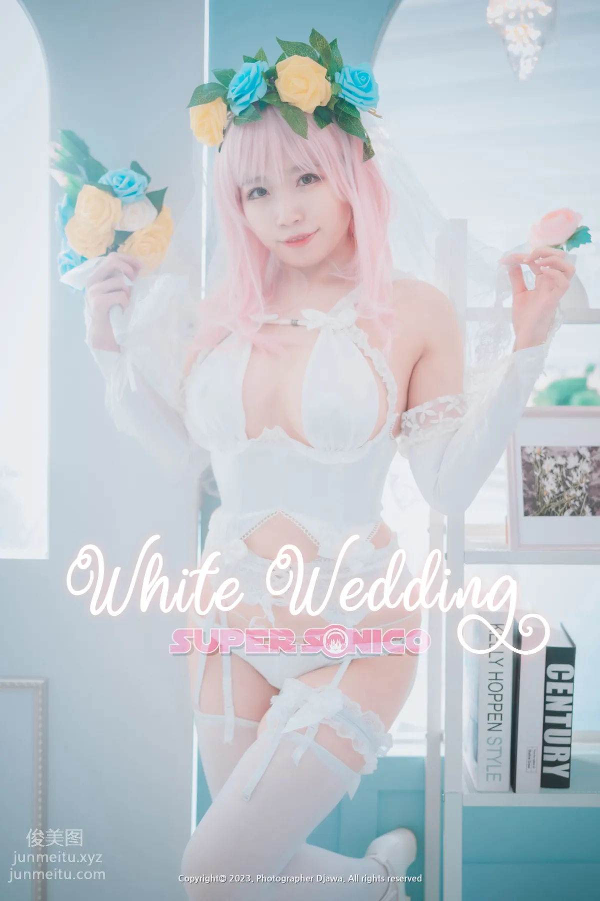 316.DJAWA Photo – Myaron - Super Sonico White Wedding[25P] 25