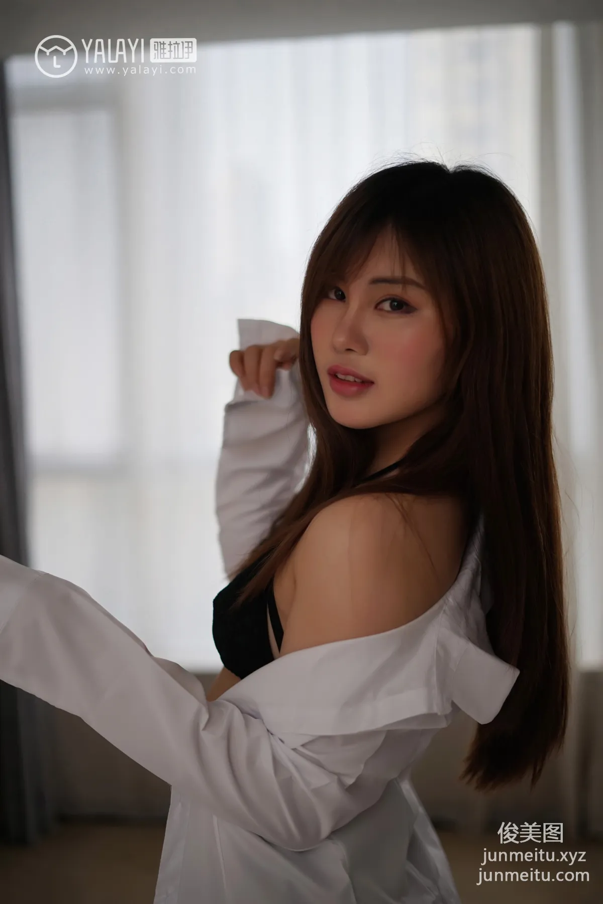 [YALAYI] No.002 Nini's Black Stockings Temptation Ai Nini [37P] photo 11