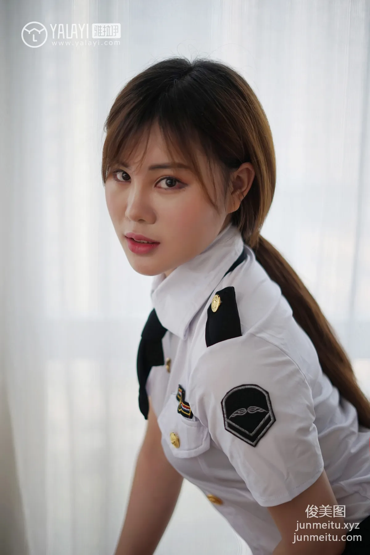 [YALAYI] No.002 Nini's Black Stockings Temptation Ai Nini [37P] photo 12