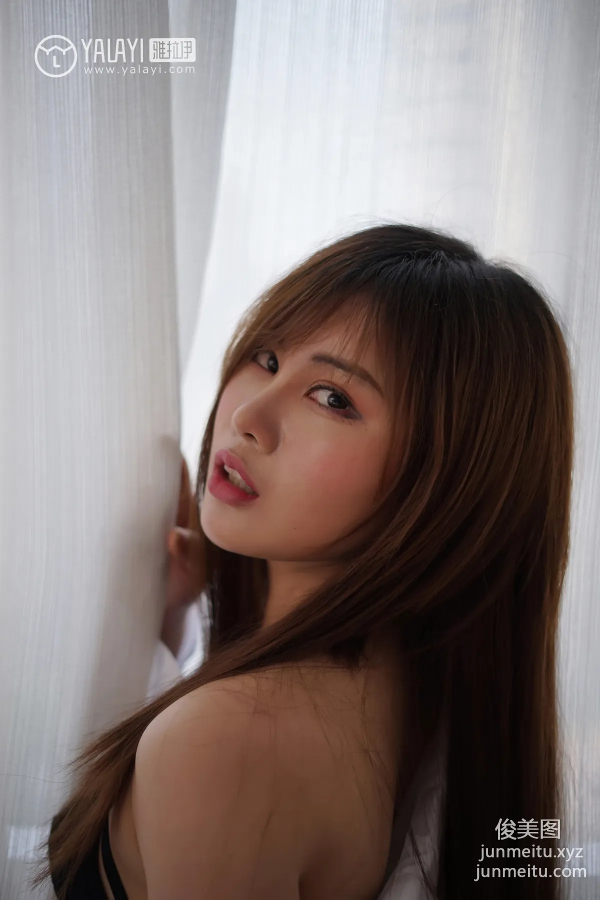 [YALAYI] No.002 Nini's Black Stockings Temptation Ai Nini [37P] photo 25