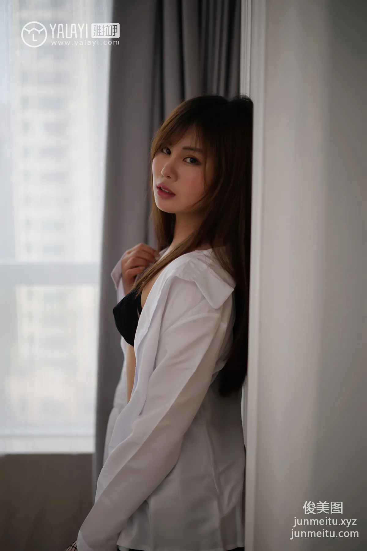 [YALAYI] No.002 Nini's Black Stockings Temptation Ai Nini [37P] photo 28