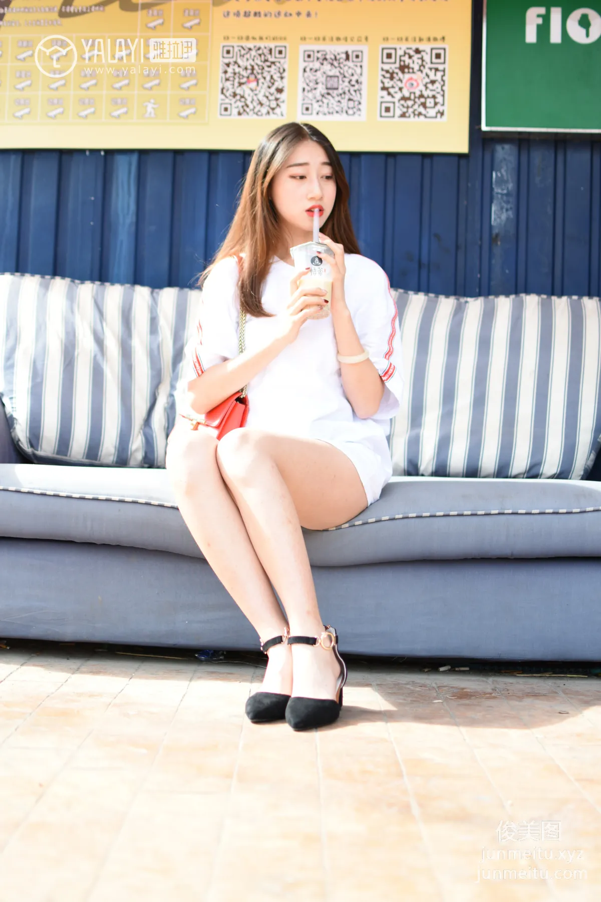 [YALAYI] No.013 Bare Legs and Bicycle in the Sun Mu Xiaoyu [95P] photo 4