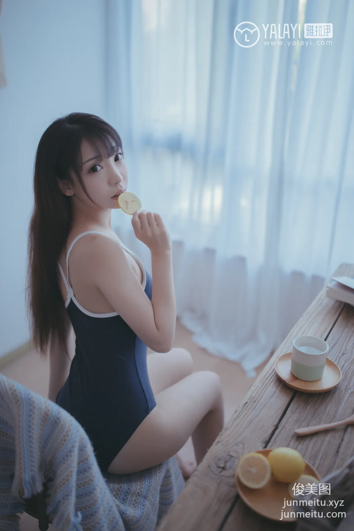 [YALAYI] No.068 Blue Curtain Dream Shui Huaer [59P] photo 3