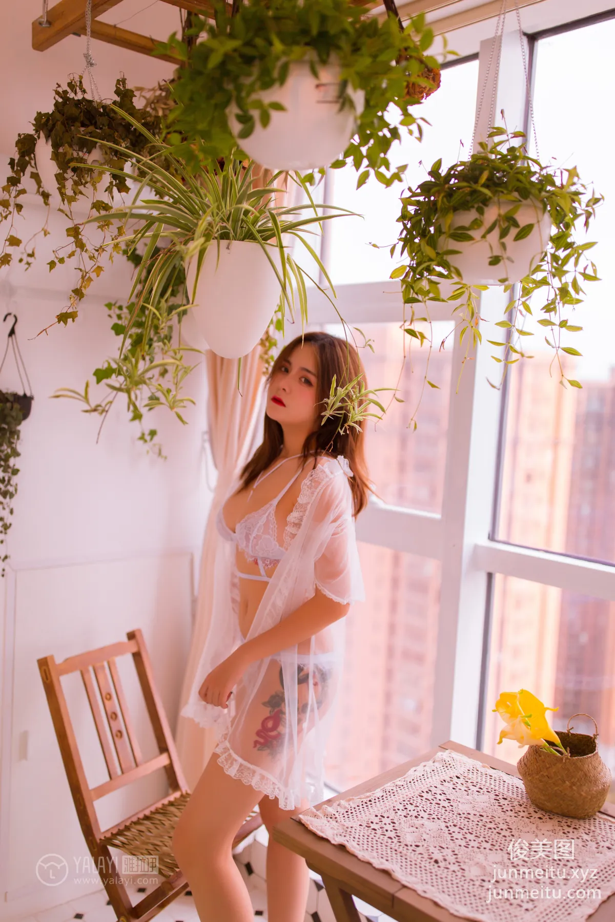 [YALAYI] No.094 Flower Room Girl, Re Shasha [49P] photo 6