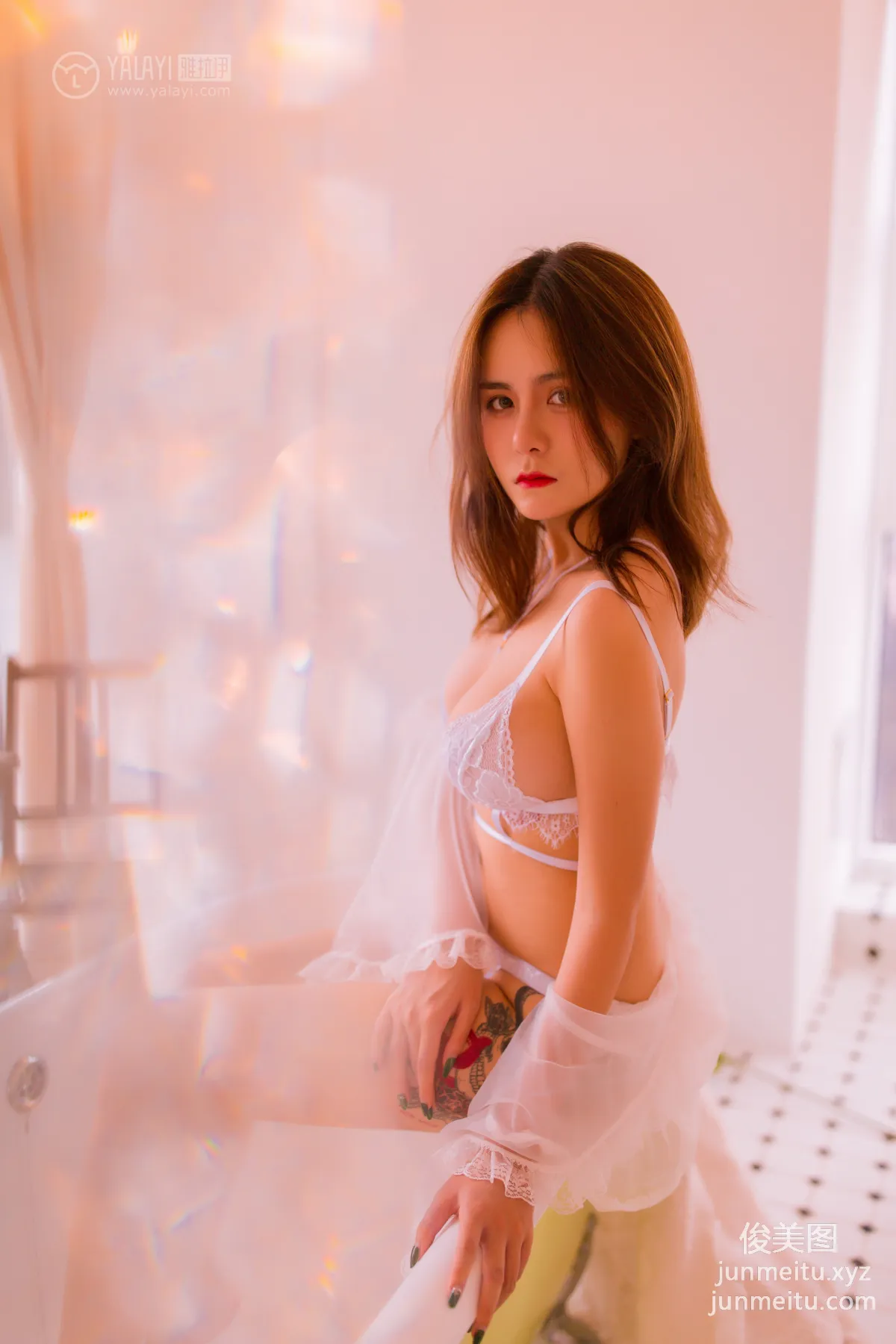 [YALAYI] No.094 Flower Room Girl, Re Shasha [49P] photo 42