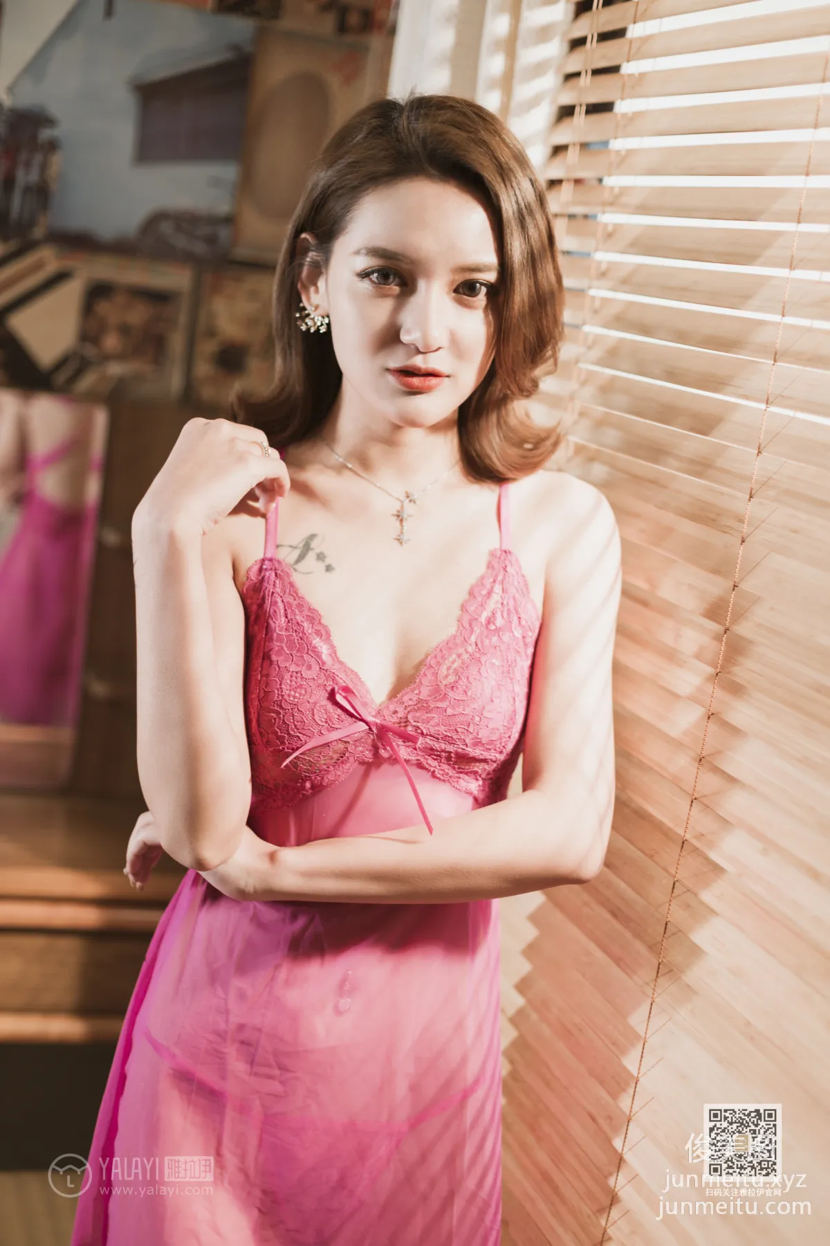 [YALAYI] 2020.03.19 Y578 Liu Ziyang 《Pink Rose》 [40+1P] photo 11
