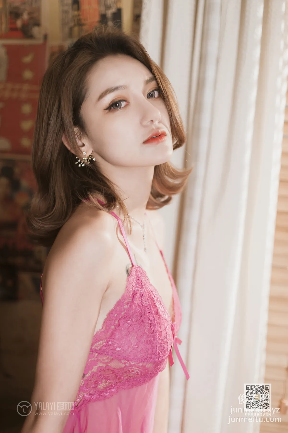 [YALAYI] 2020.03.19 Y578 Liu Ziyang 《Pink Rose》 [40+1P] photo 41