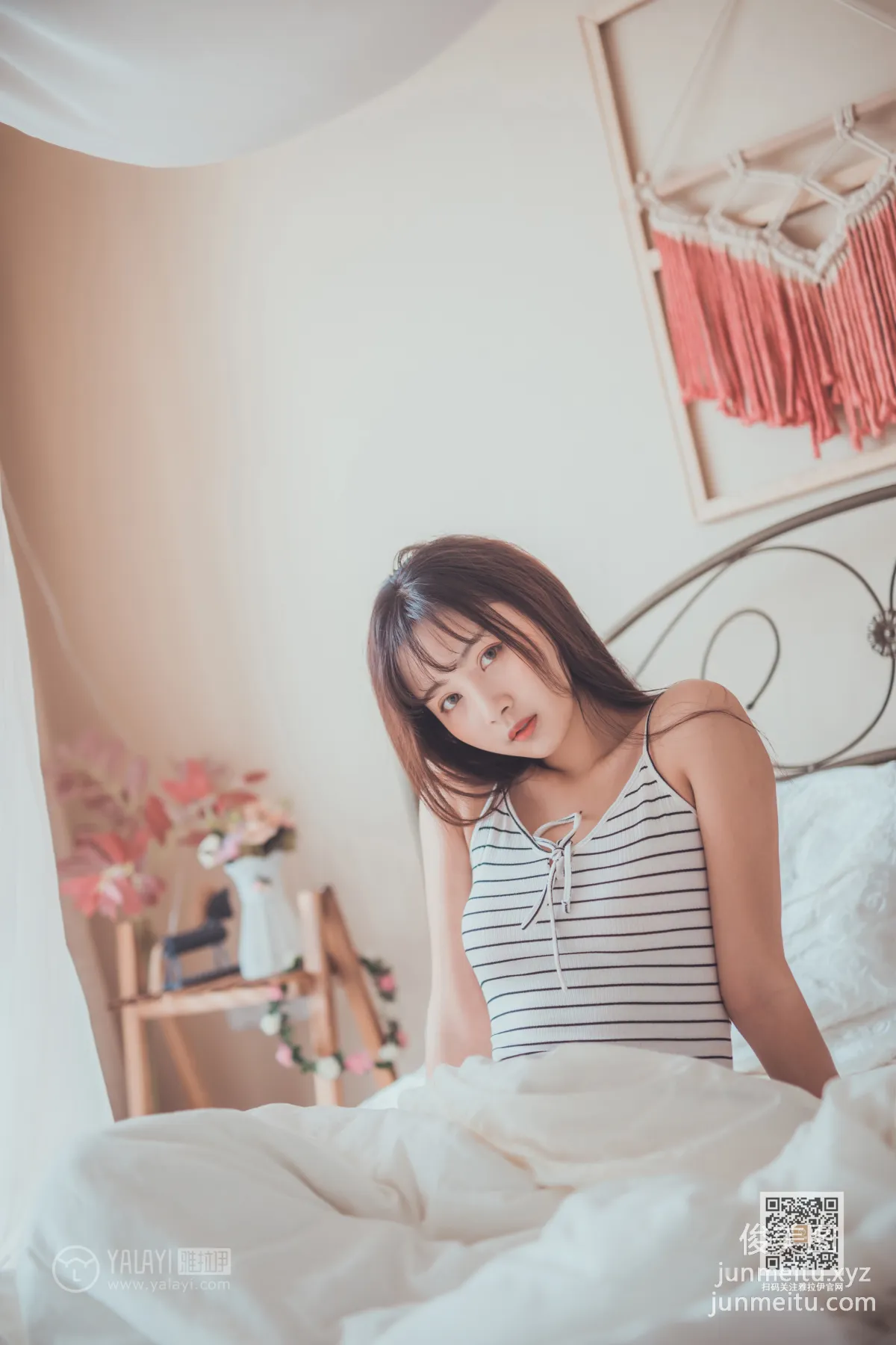 [YALAYI] 2020.03.22 Y582 Tang Xin "Don't Want to Get Up" [41+1P] photo 2