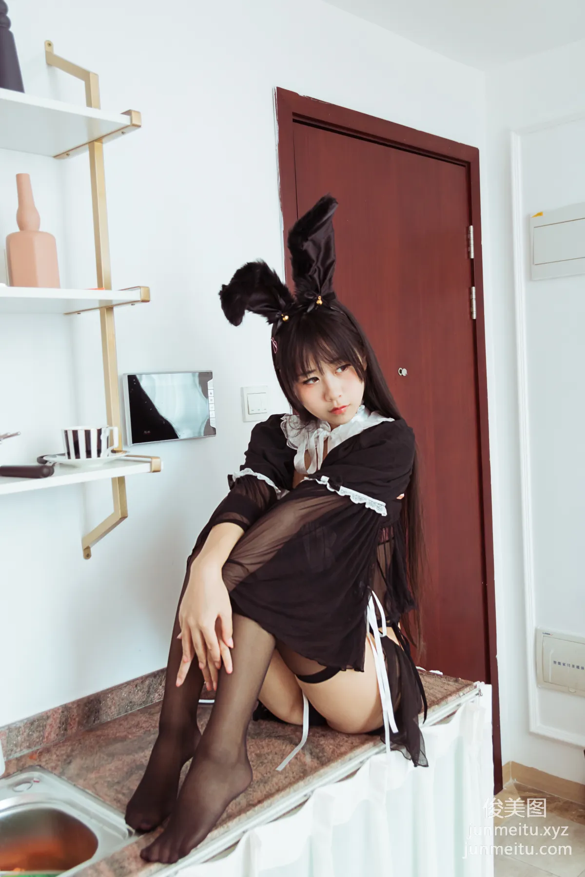 [YALAYI] 2020.04.26 Y617 Tian Jianga, Wearing a Maid Outfit Tonight photo 14