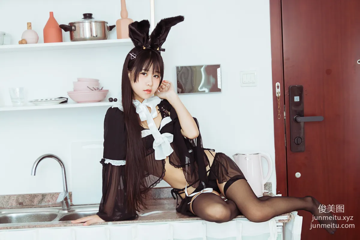 [YALAYI] 2020.04.26 Y617 Tian Jianga, Wearing a Maid Outfit Tonight photo 18
