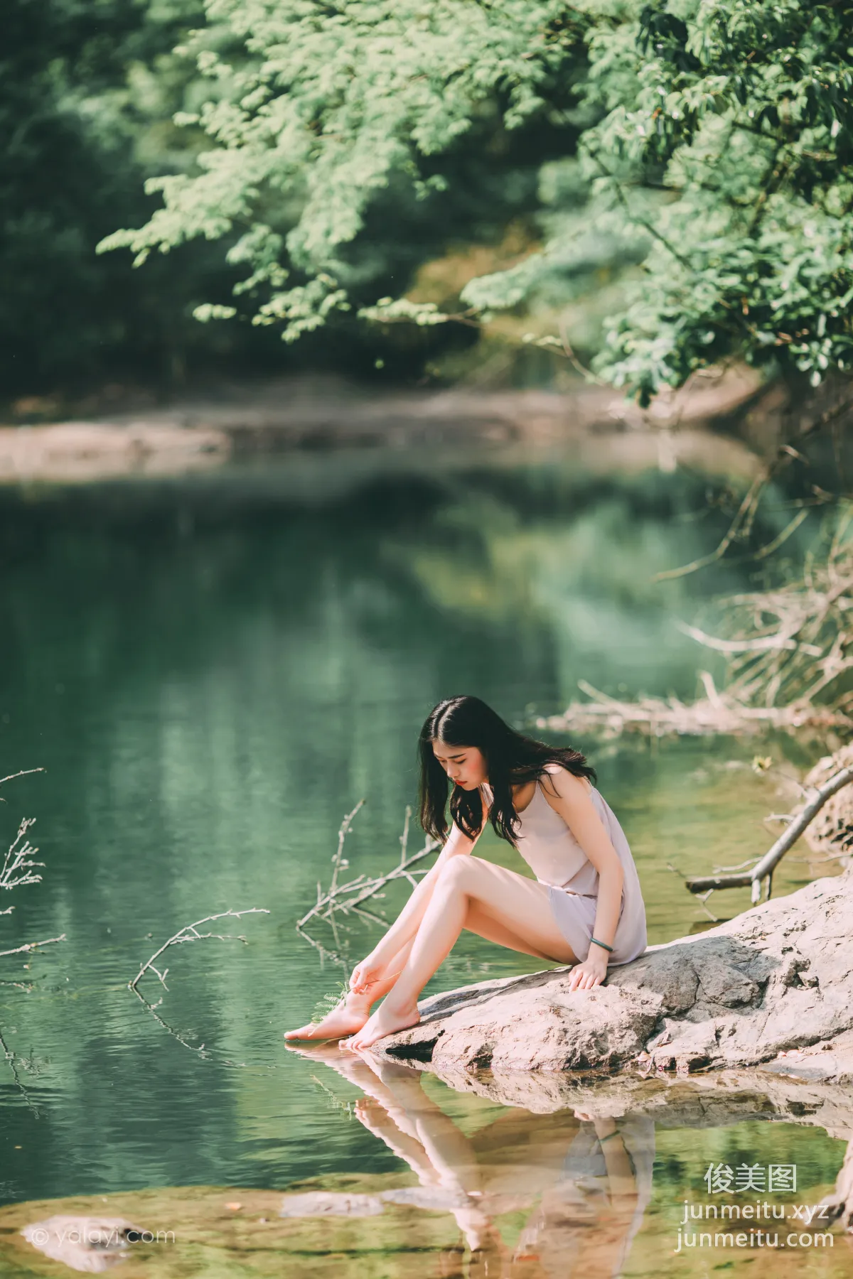 [YALAYI] 2020.06.22 Y664 He Feng, Ripples photo 32